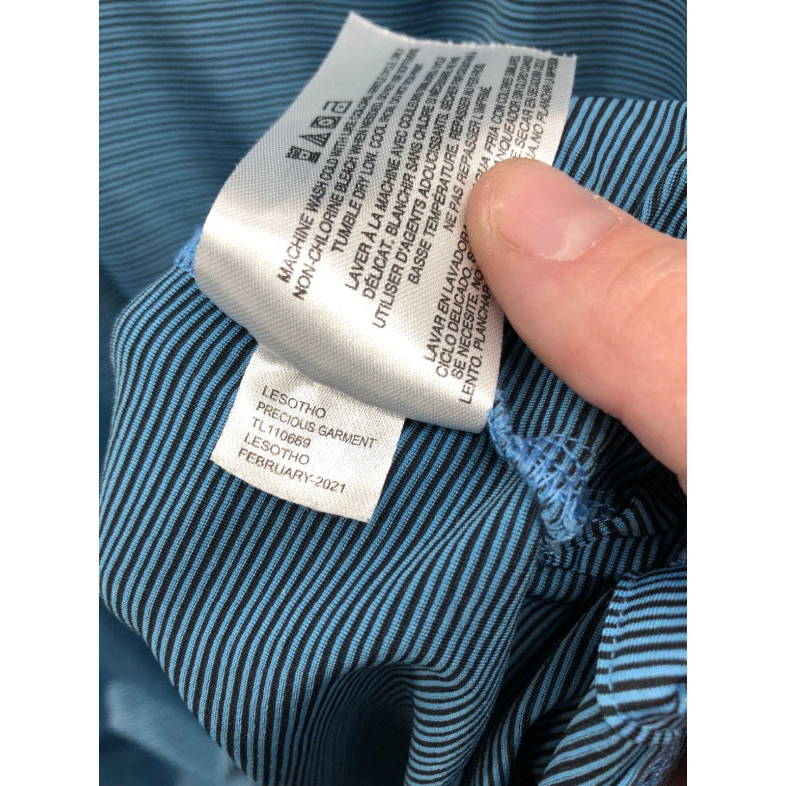 Vintage Greg Norman Polo Shirt Men XL Golf Active Stretch Short Sleeve Blue Striped Size US XL / EU 56 / 4 - 6 Thumbnail