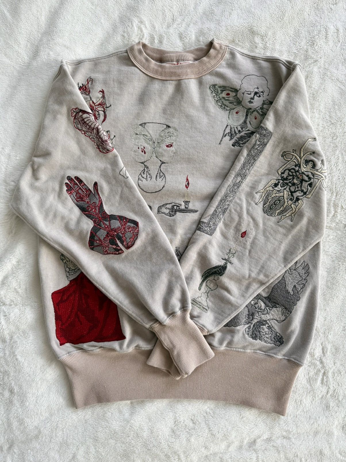 Samuel Zelig Samuel Zelig New Rituals Embroidered Crewneck