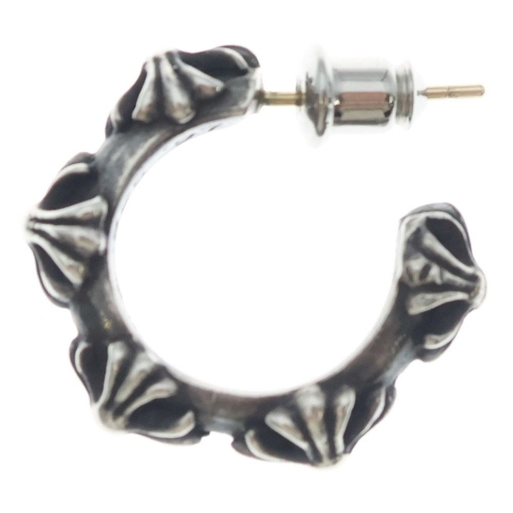 Chrome Hearts Chrome Hearts Silver Hoop Cross Earring Size ONE SIZE - 3 Thumbnail