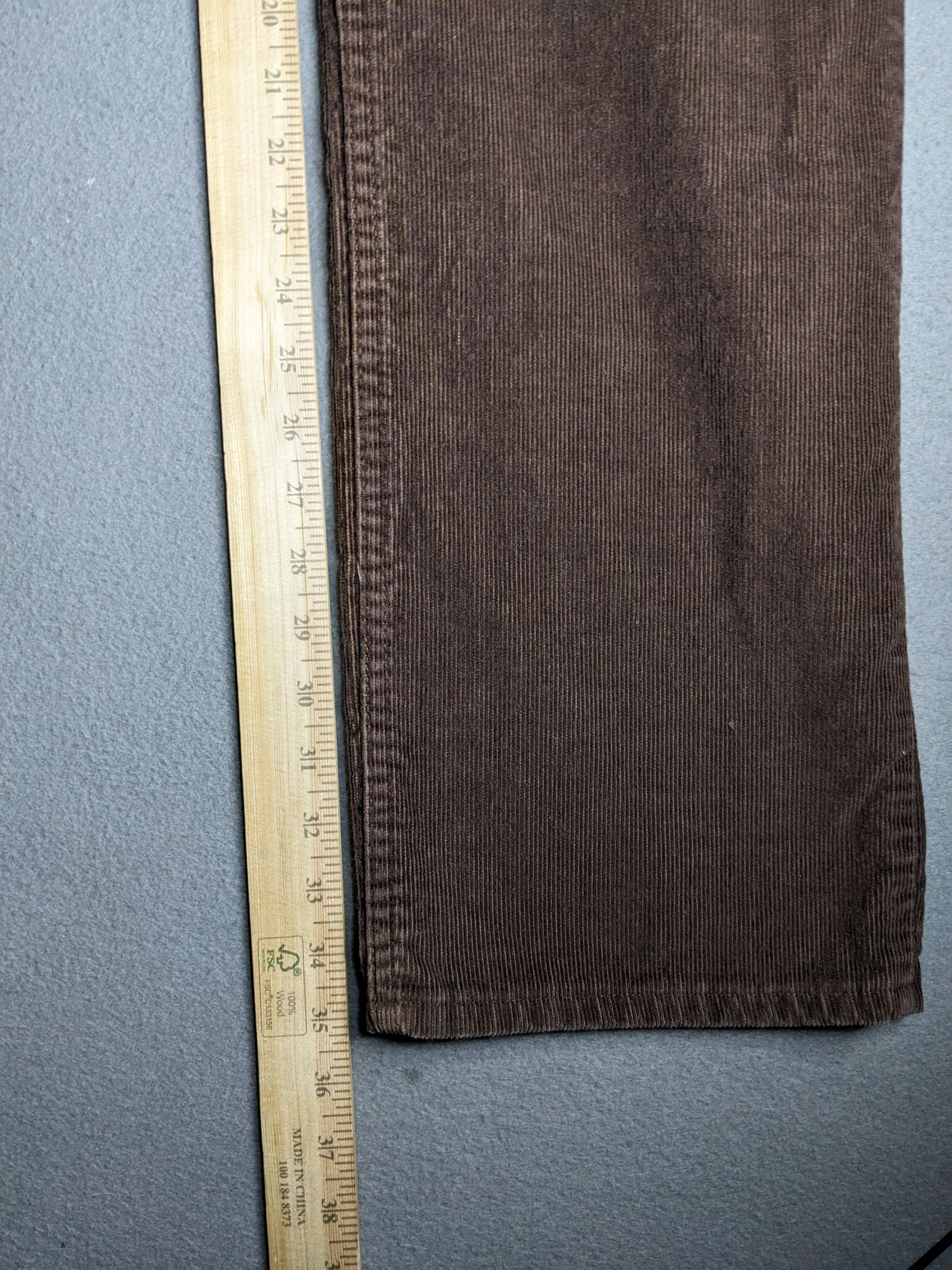 Wrangler VTG 80s Wrangler Corduroy Pants 40x35 Western Leather Logo Size US 40 / EU 56 - 11 Thumbnail