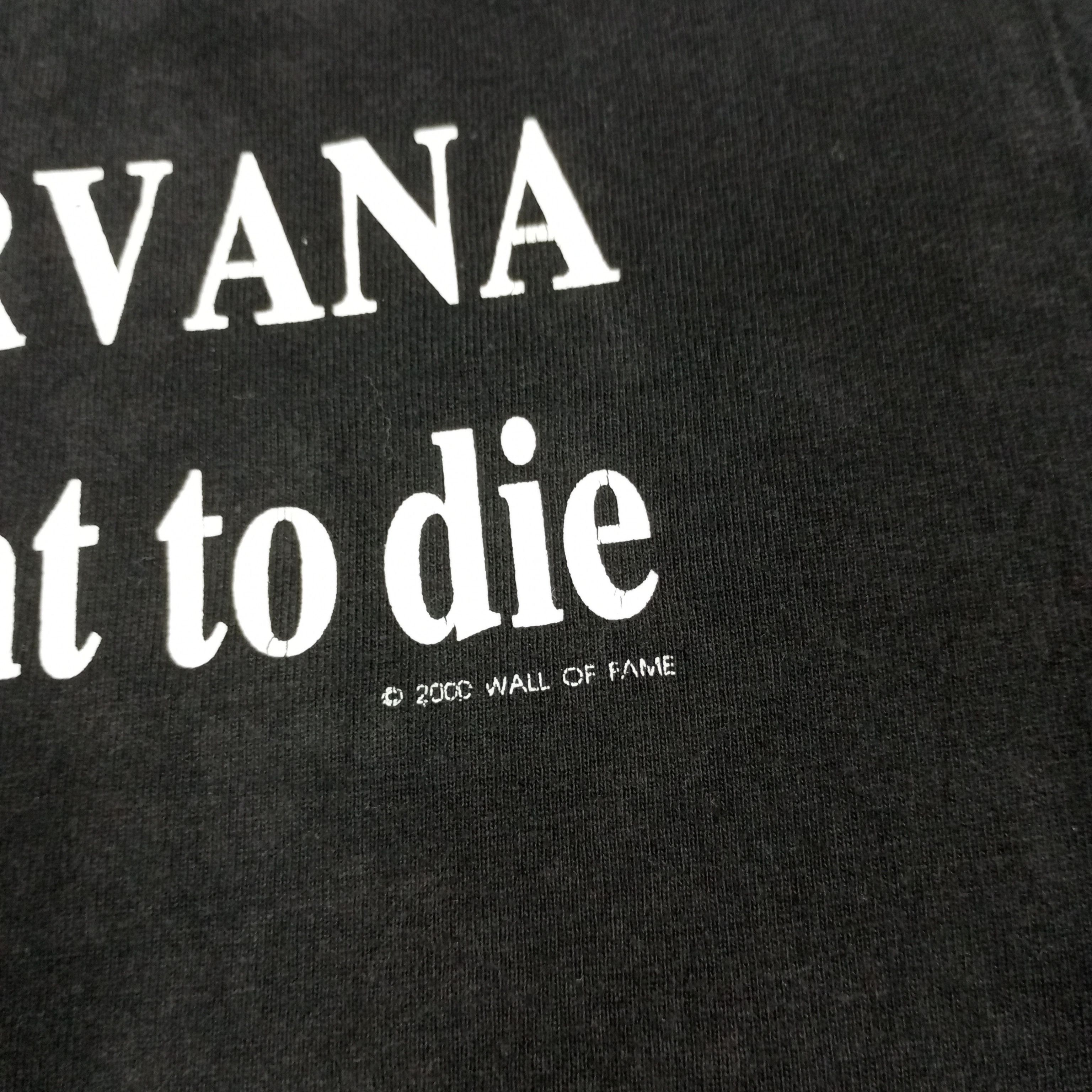 Nirvana × Vintage Kurt Cobain Nirvana Band Music Phototees Vintage Tshirt Size US L / EU 52-54 / 3 - 5 Thumbnail