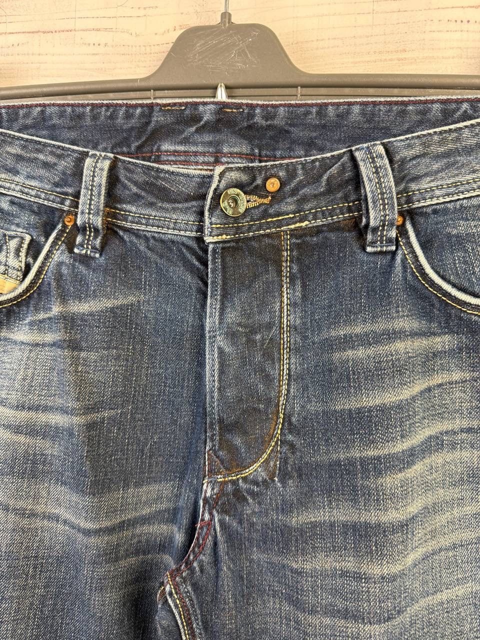 Diesel 🔥Vintage Diesel Jeans Faded Washed Avant Garde Flared Baggy🔥 Size US 34 / EU 50 - 5 Thumbnail
