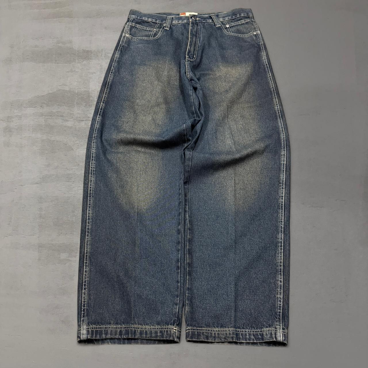 Southpole Evolution Gradient Baggy Wide Leg Denim Y2K Jeans 36 x 34 Size US 36 / EU 52 - 3 Thumbnail