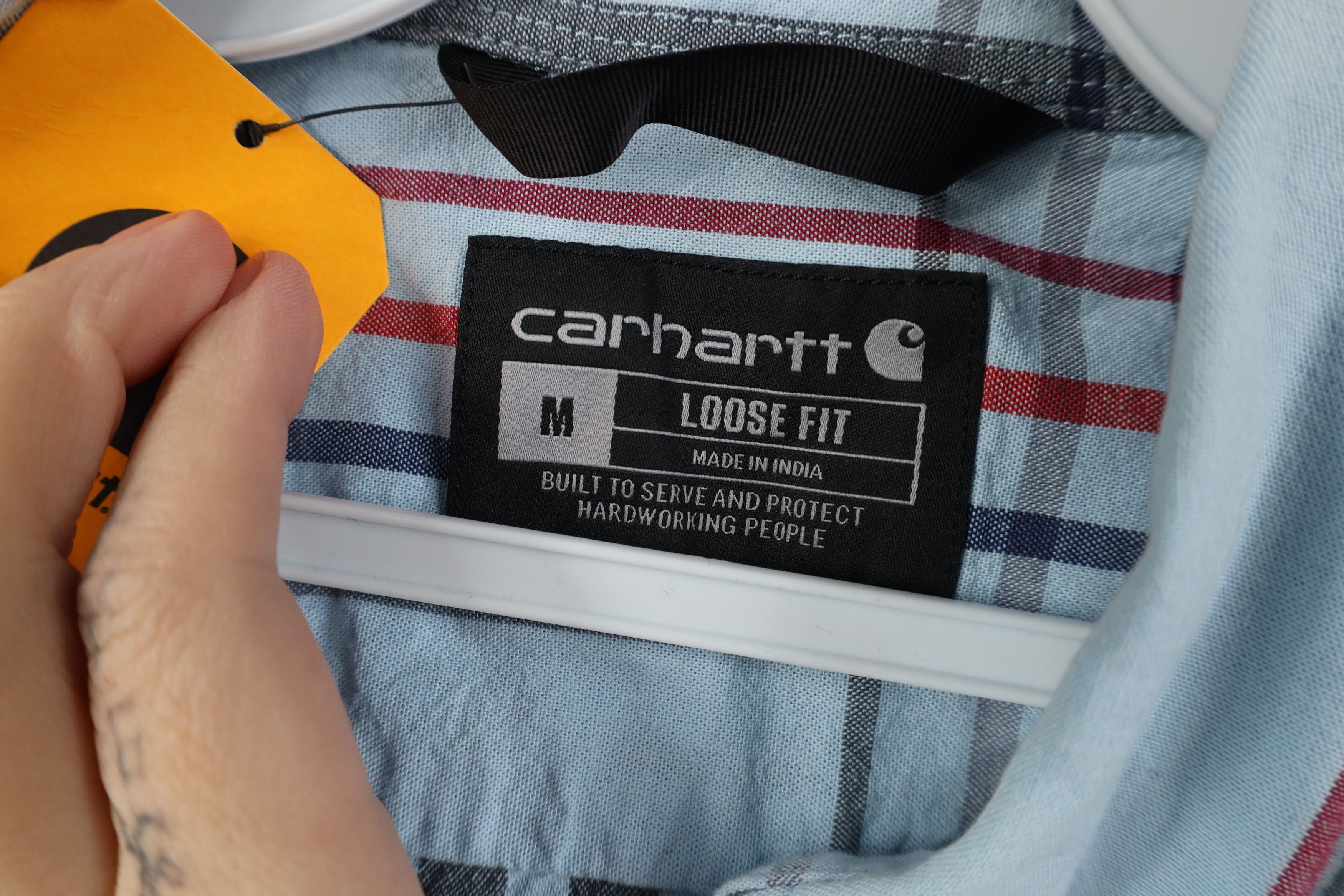 Carhartt Deadstock Vintage Y2K Carhartt Fit Short Sleeve Button Shirt Size US M / EU 48-50 / 2 - 9 Thumbnail