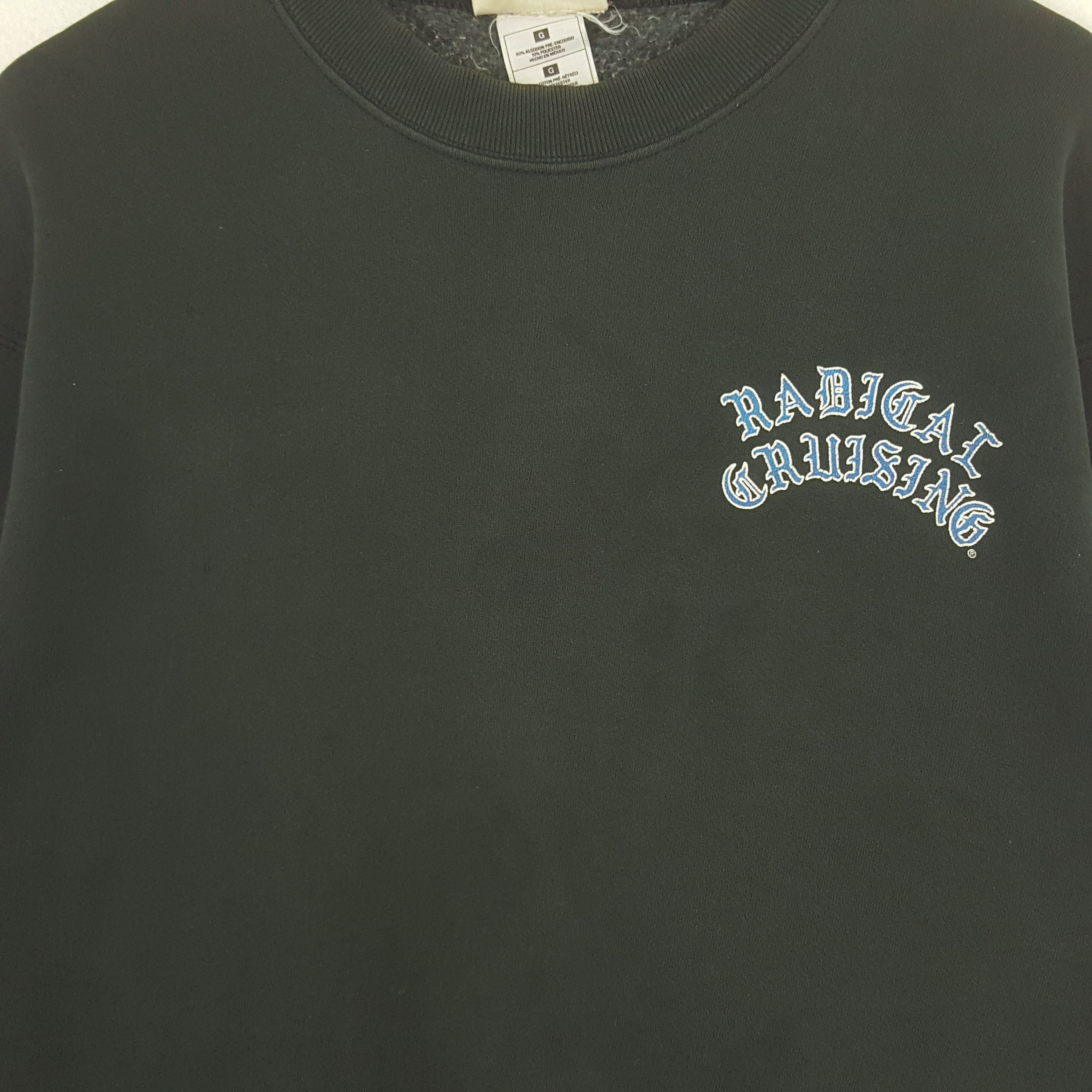 Vintage Vintage Radical Cruising Hip-hop Style Sweatshirt C289N15 Size US M / EU 48-50 / 2 - 4 Thumbnail