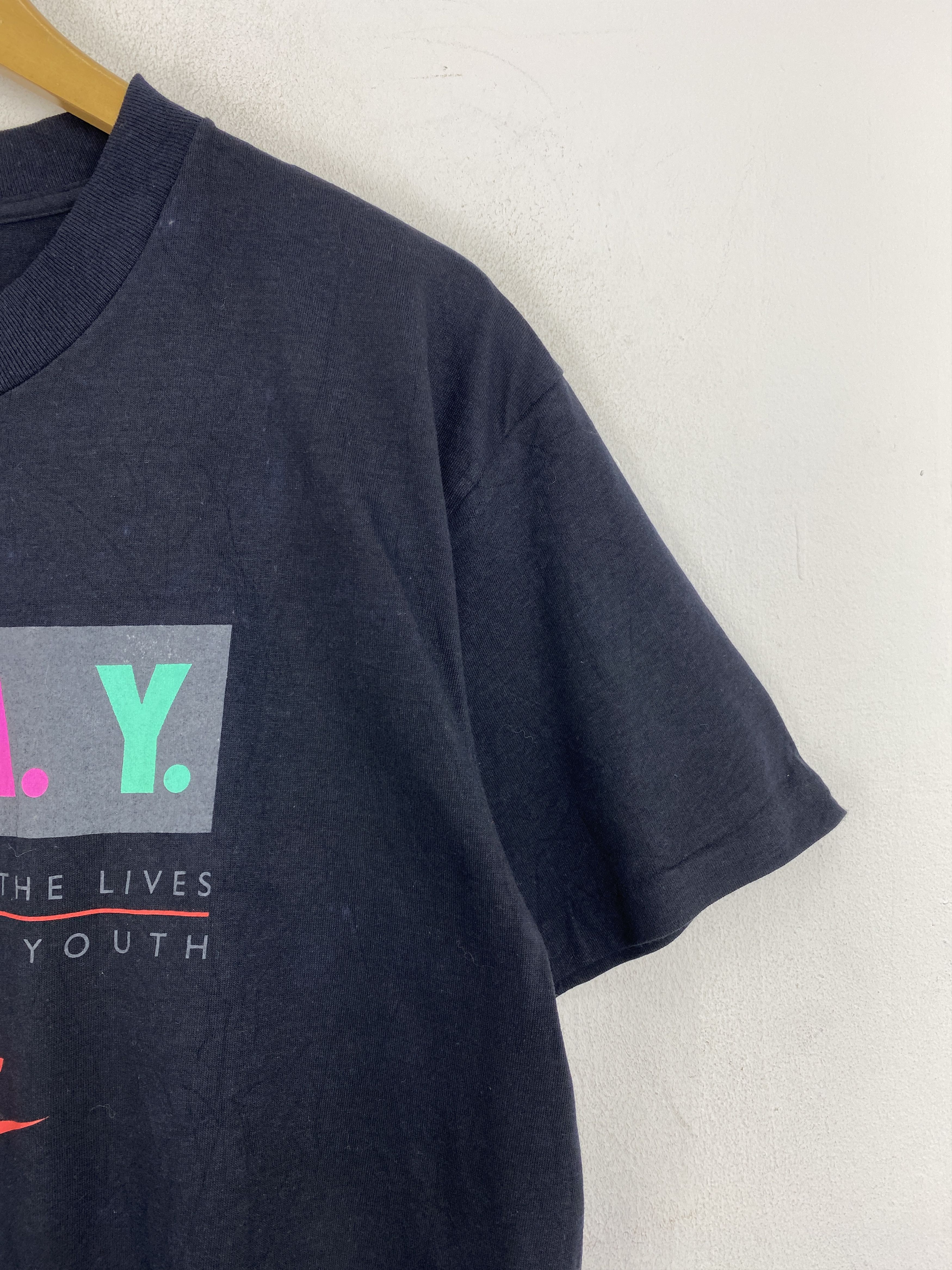 Nike × Vintage Vintage 90s Nike Summer Games P.L.A.Y Tee TA0685 Size US L / EU 52-54 / 3 - 11 Thumbnail