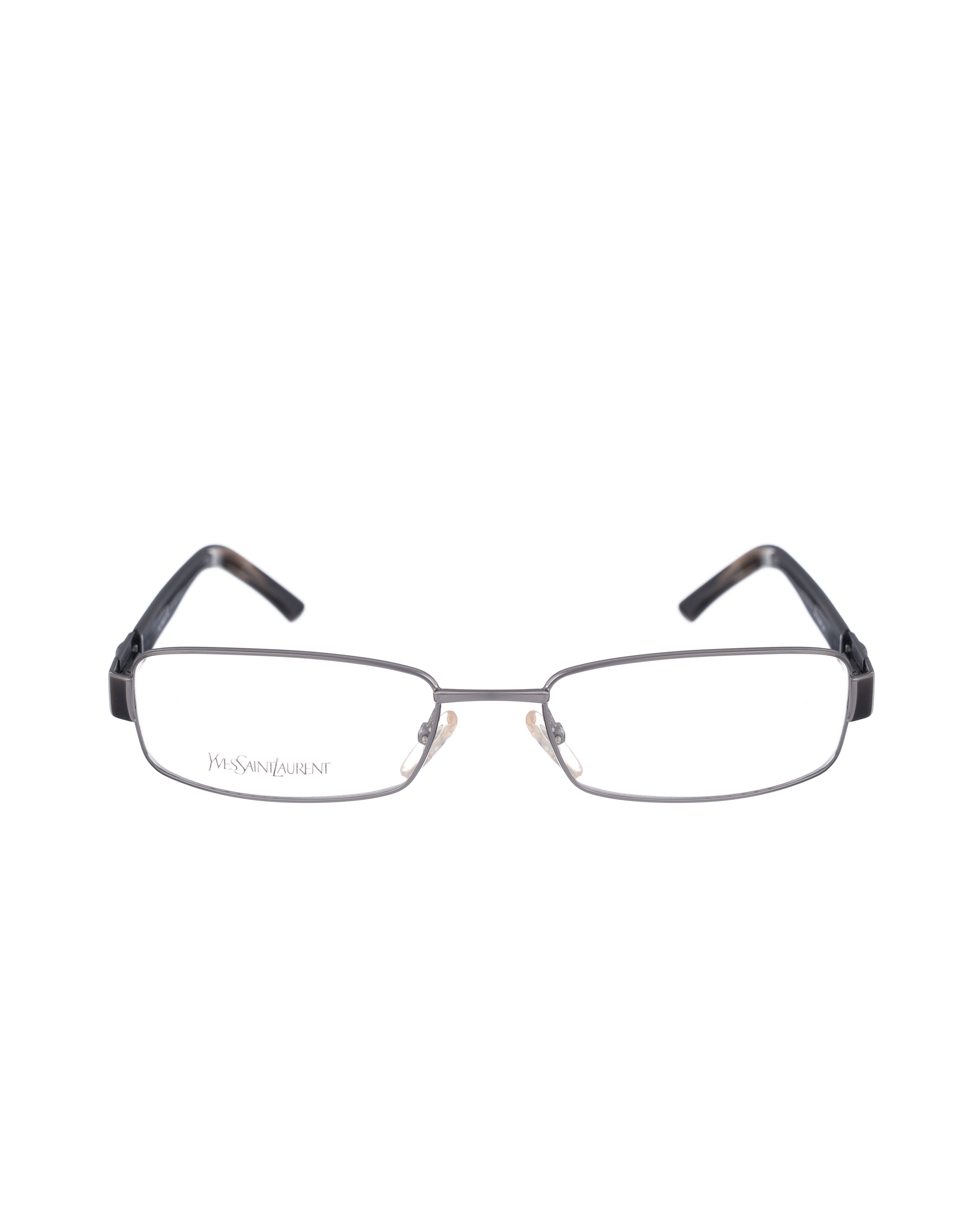 Saint Laurent Paris Yves Saint Laurent 00s Silver Dark Chrome Glasses Size ONE SIZE - 2 Thumbnail