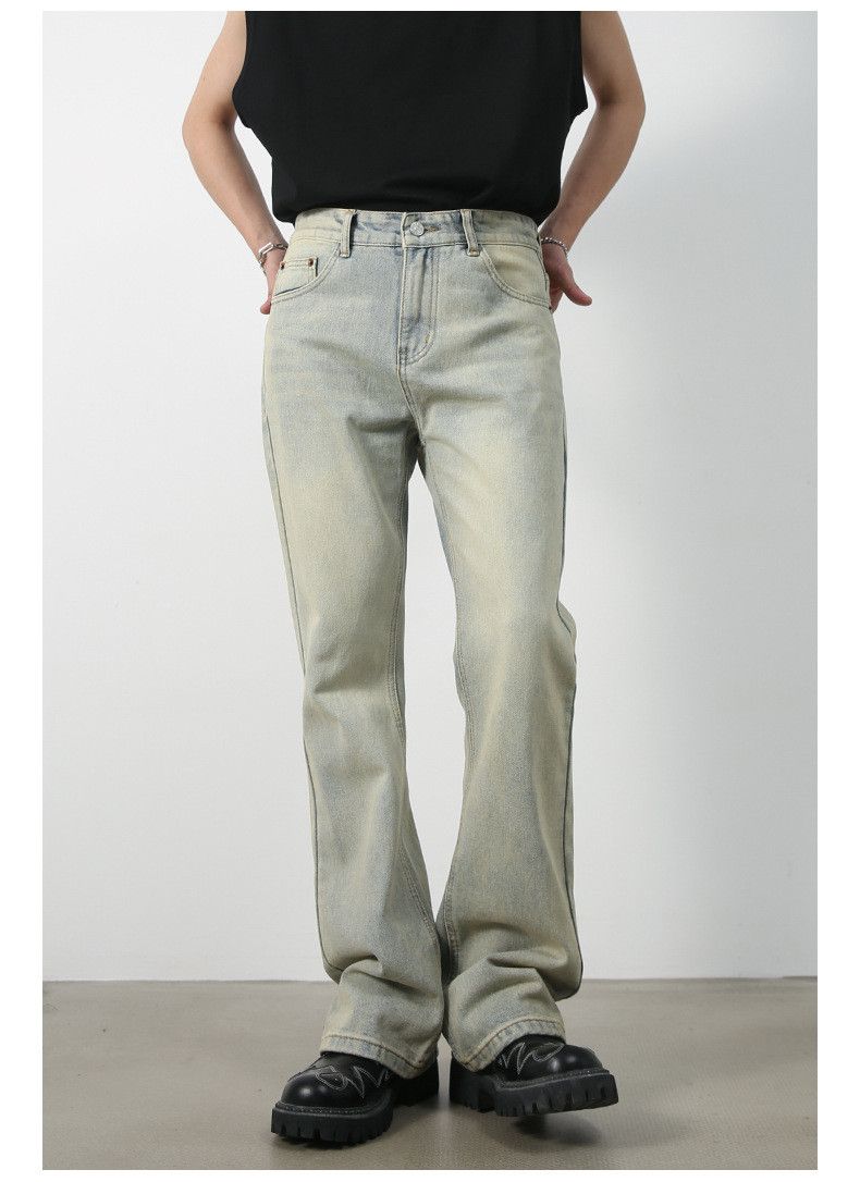 Japanese Brand × Jean Japanese trendy straight flared casual jeans Size US 32 / EU 48 - 1 Thumbnail