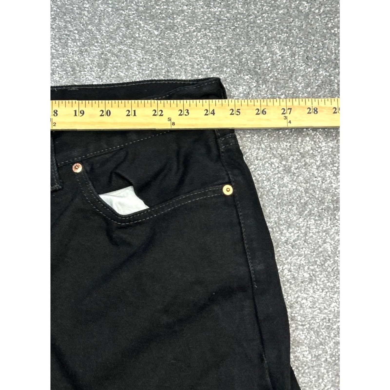 Levi's Levis 550 Jeans Mens 52 Black Cotton High Rise Relaxed Fit Straight Leg 50x27 Vintage No Size US 36 / EU 52 - 3 Thumbnail