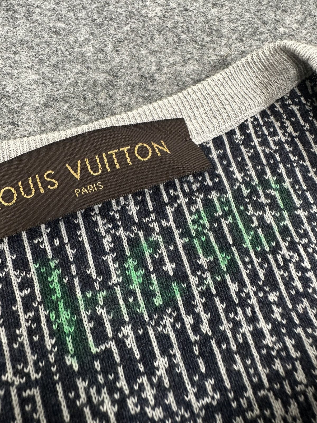 Kim Jones × Louis Vuitton Louis Vuitton - Kim Jones S/S14 - Space Effect Knit Sweater Size US XS / EU 42 / 0 - 14 Thumbnail