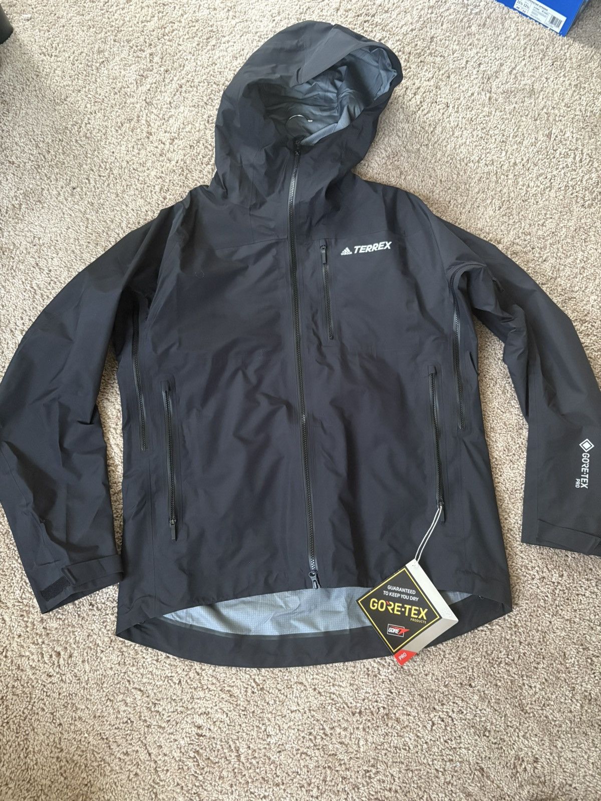 Adidas Adidas Terrex Goretex Techrock GTX Pro J Black L GM4819 BNWT Size US L / EU 52-54 / 3 - 4 Thumbnail