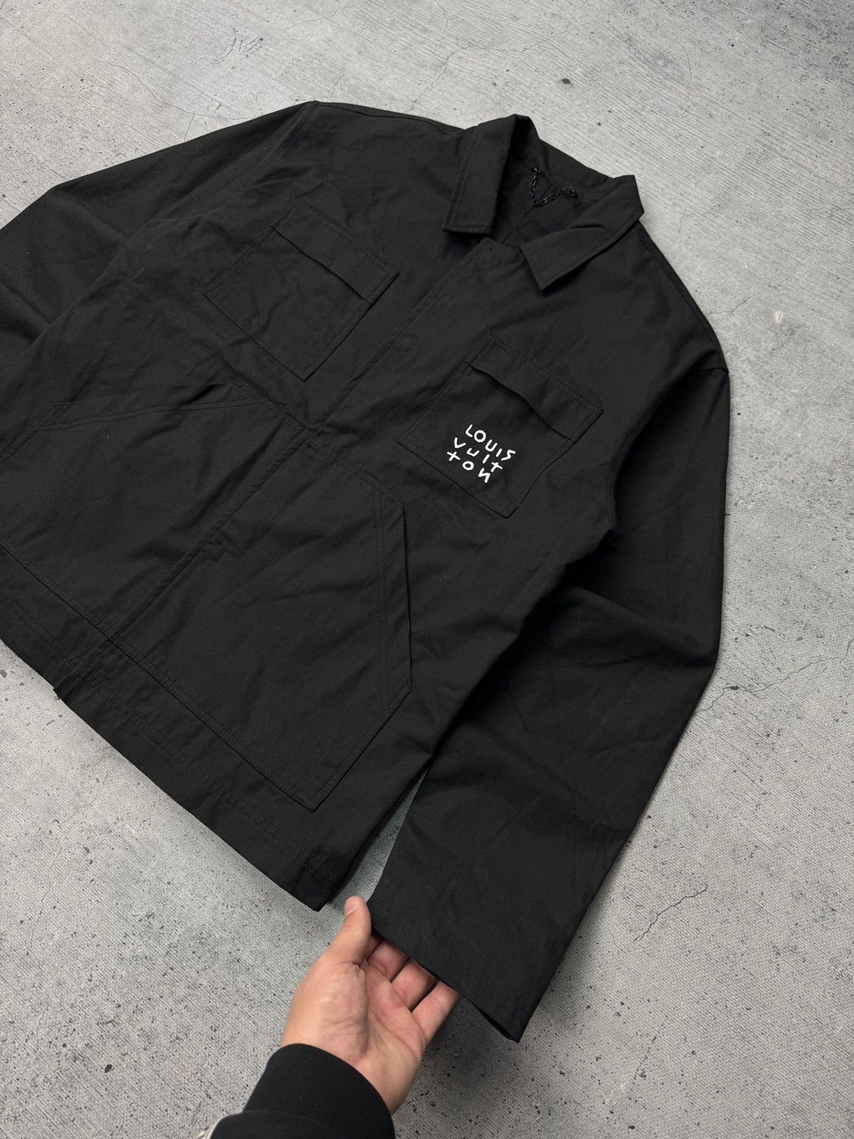 Louis Vuitton LOUIS VUITTON AIRPLANE LOGO LV WORK MILITARY JACKET Size US S / EU 44-46 / 1 - 8 Thumbnail