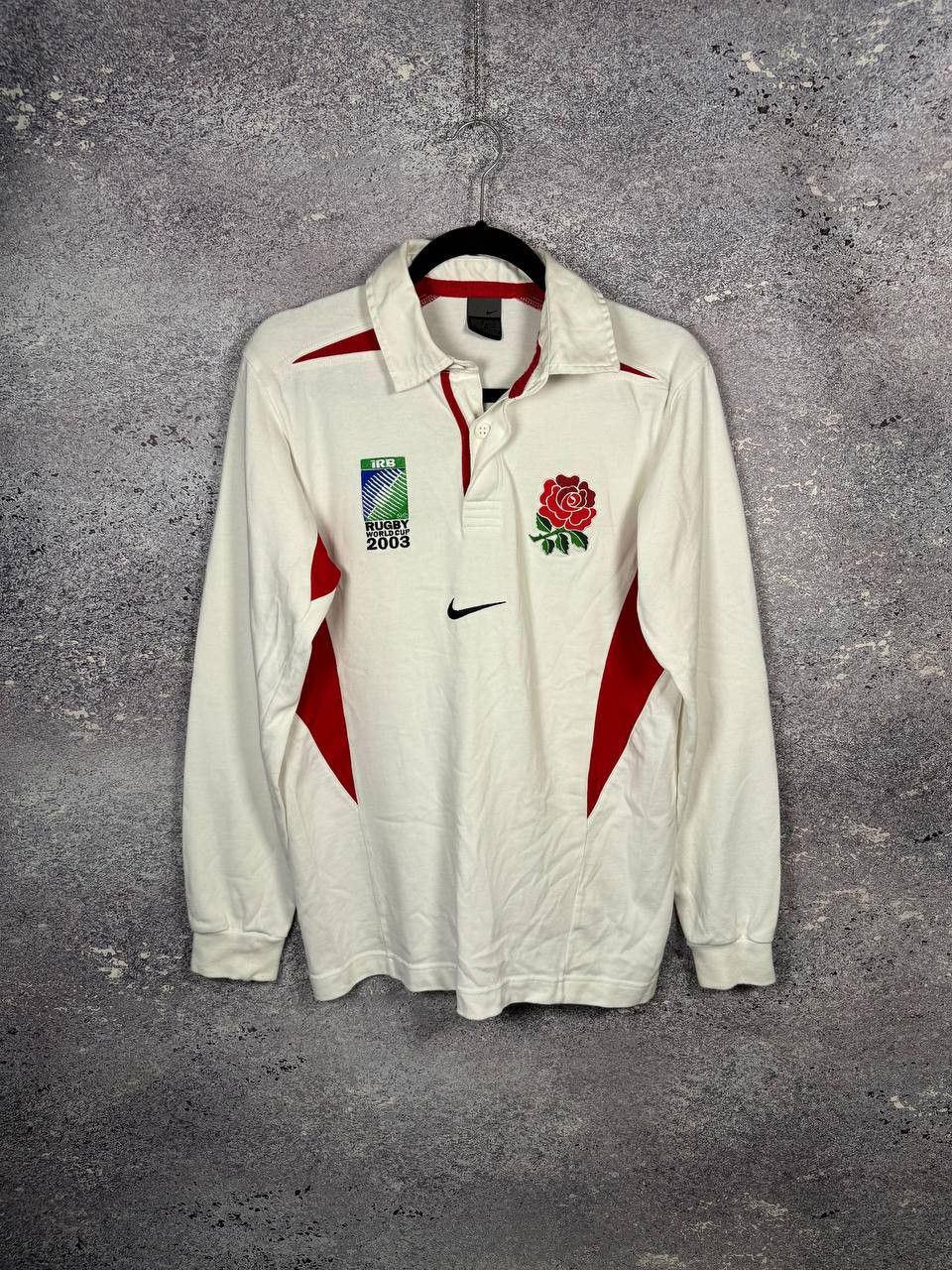 Nike ENGLAND RUGBY SHIRT 2003 Nike Home World Cup Jersey Size US S / EU 44-46 / 1 - 1 Thumbnail