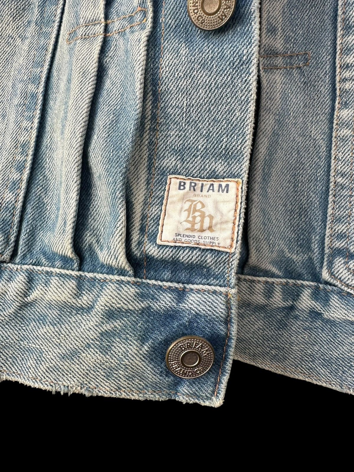 Japanese Brand Briam Co Denim Selvedge Jacket Size US M / EU 48-50 / 2 - 5 Thumbnail