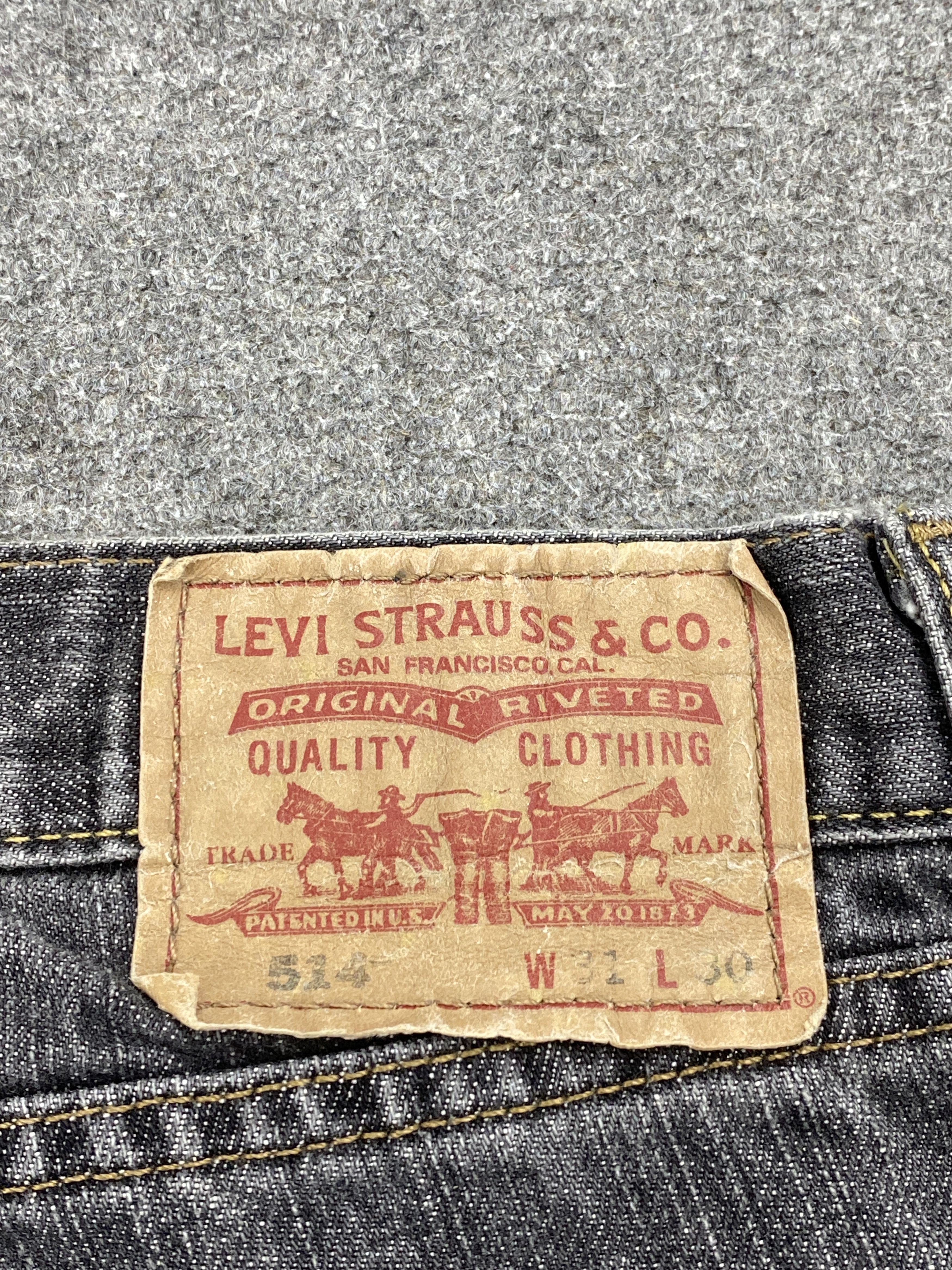 Levi's × Vintage Faded Black Vintage Levis 514 Jeans Size US 32 / EU 48 - 5 Thumbnail