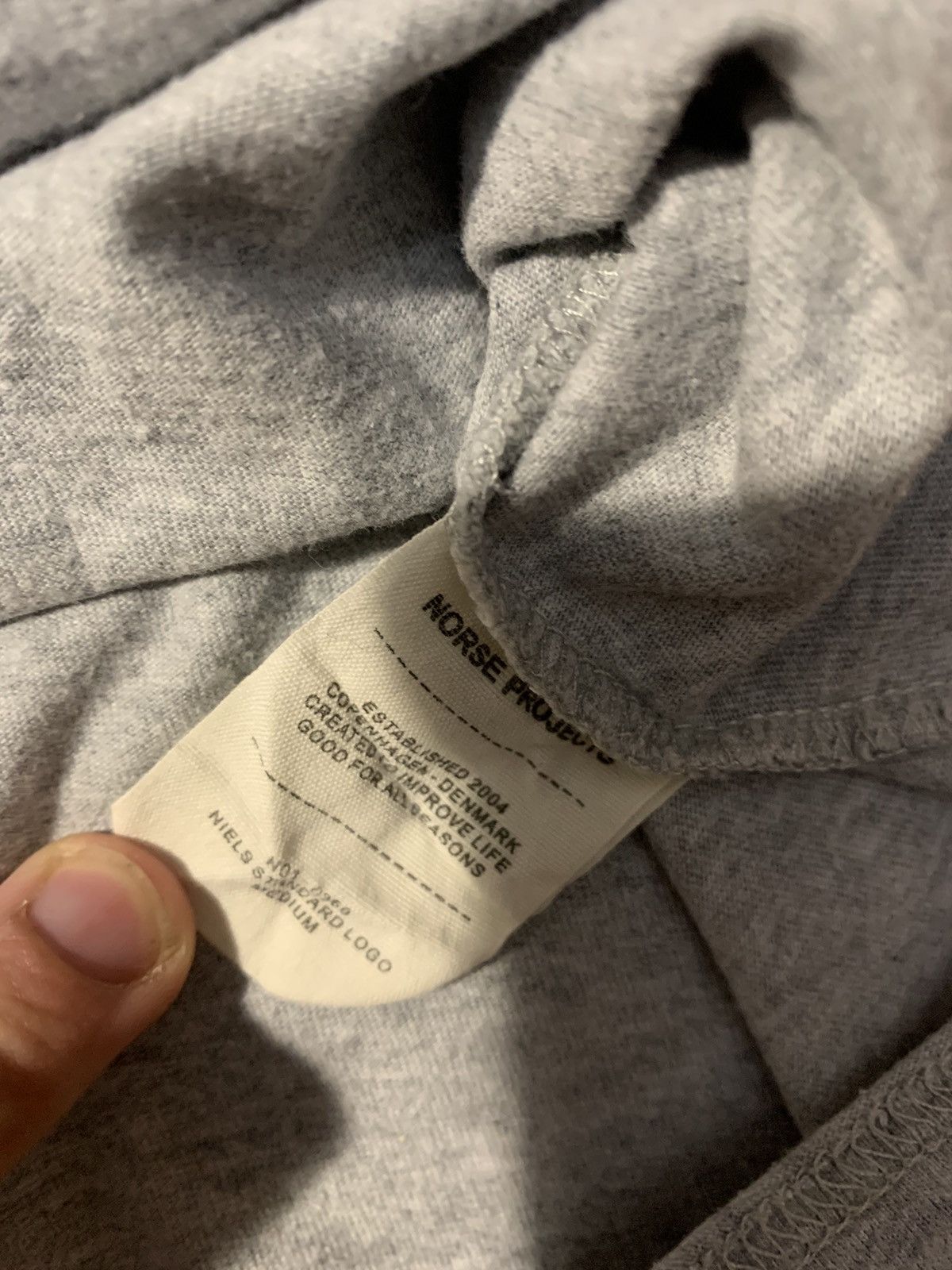 Norse Projects Norse projects gray size m big logo Size US M / EU 48-50 / 2 - 7 Thumbnail