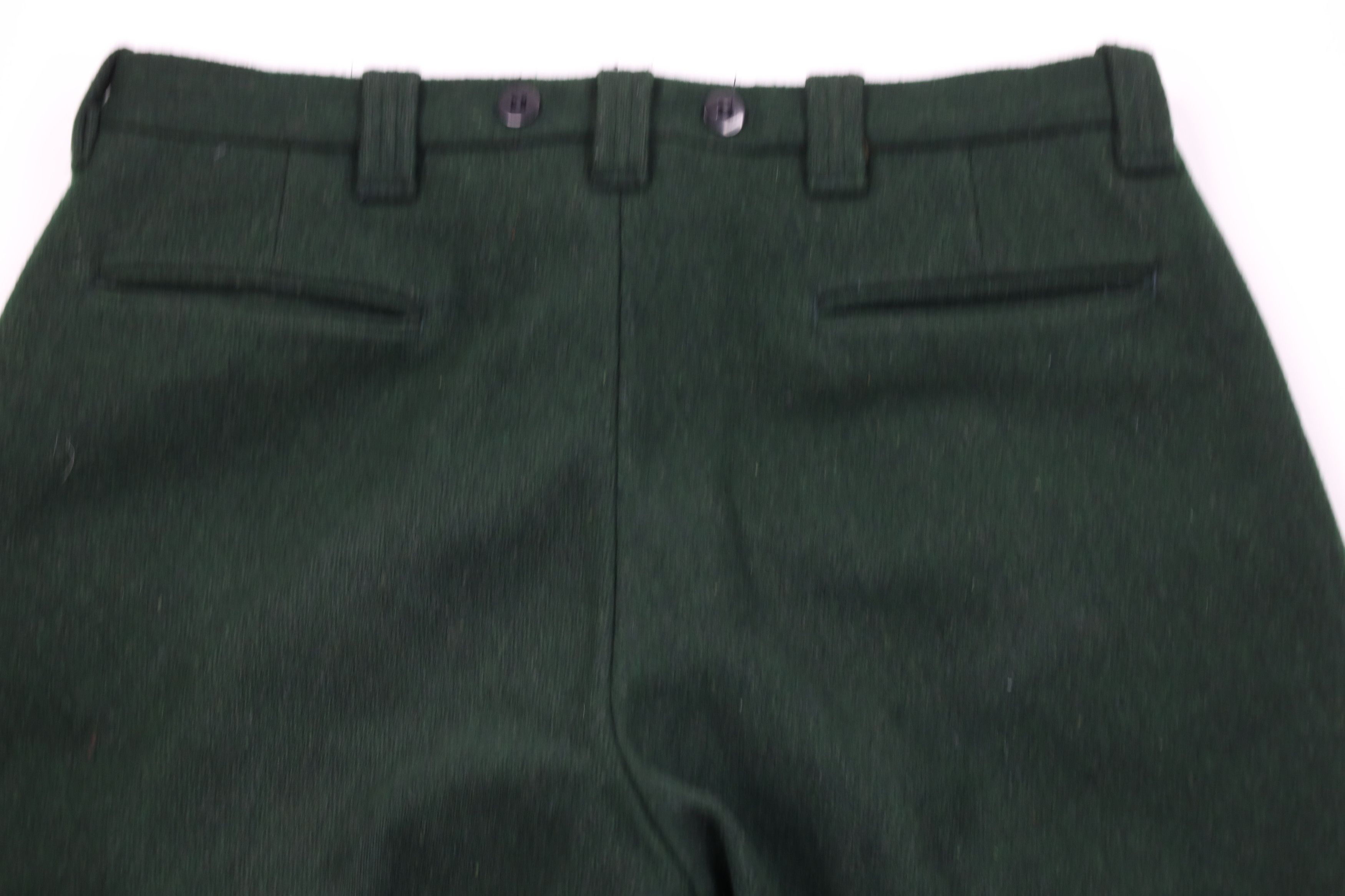 Vintage Vintage 90s Streetwear Heavy Wool Wide Leg Pants Green USA Size US 34 / EU 50 - 13 Thumbnail