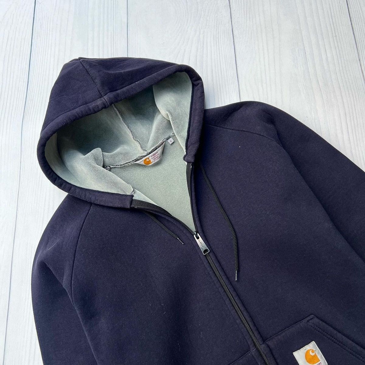Carhartt × Vintage Carhartt WIP Zip Hoodie Jacket Size US L / EU 52-54 / 3 - 2 Thumbnail