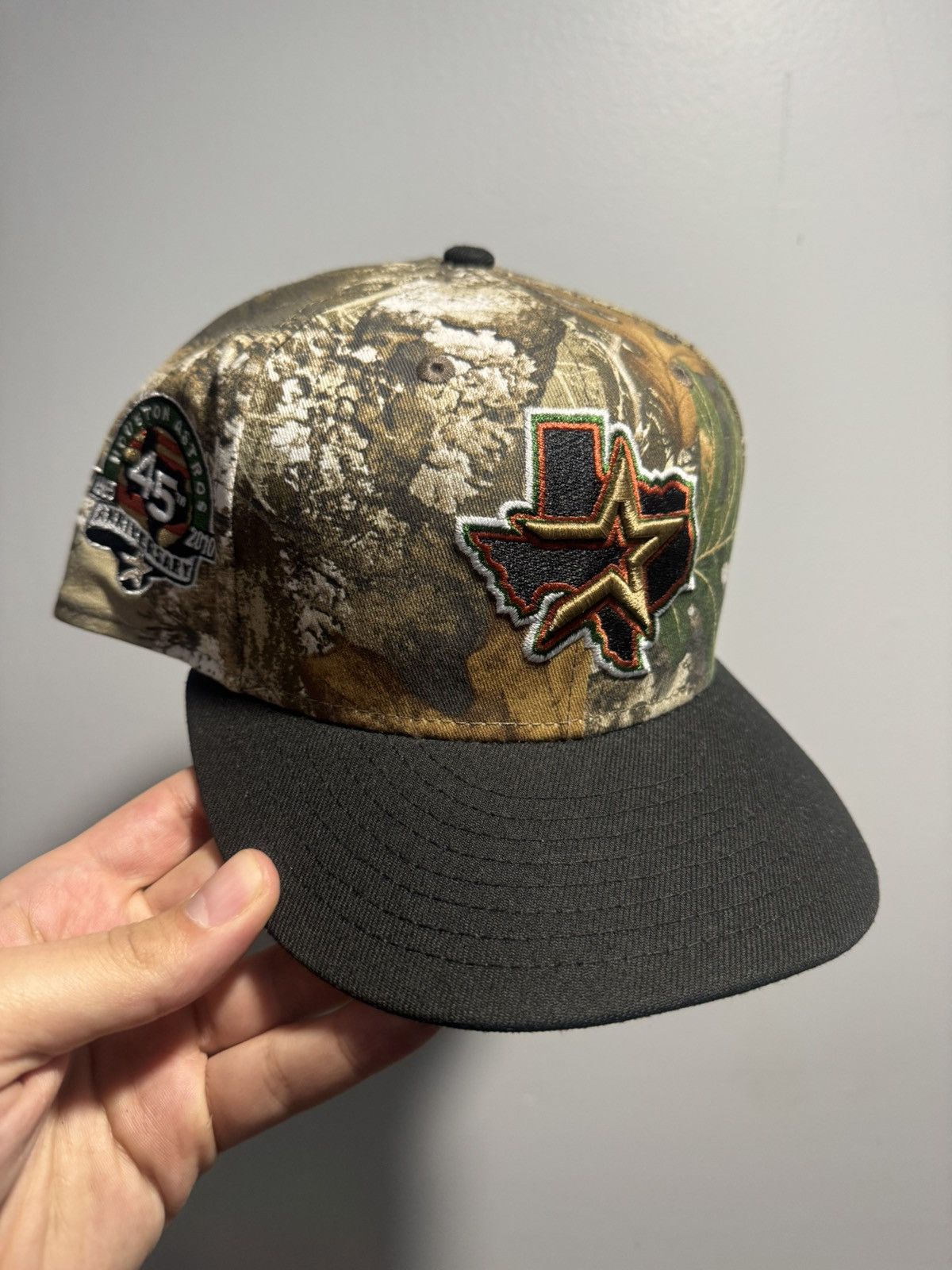 New Era 7 1/2 - New Era - Houston Astros “Lonestar” Real Tree Size ONE SIZE - 1 Thumbnail