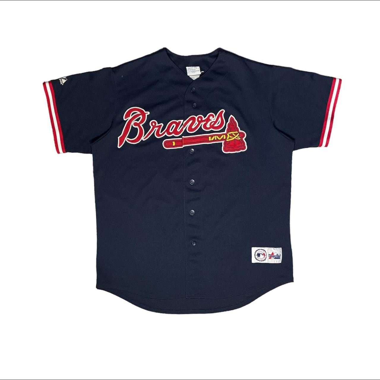 Majestic × Vintage braves jersey Size US L / EU 52-54 / 3 - 1 Thumbnail