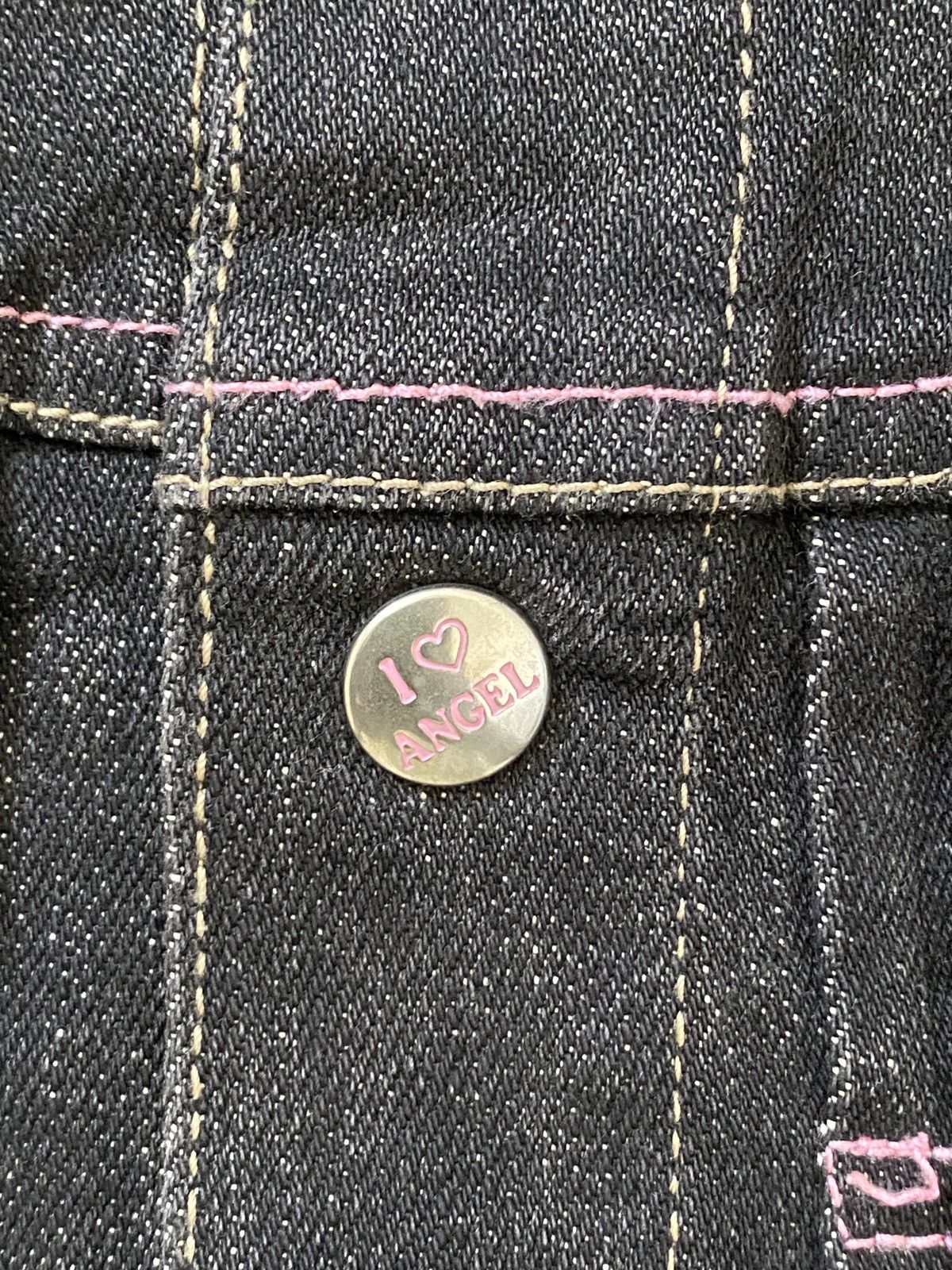 Angel Blue 2000s Angel Blue - Iconic Cute Girls Mascots Denim Jacket Size L / US 10 / IT 46 - 5 Thumbnail
