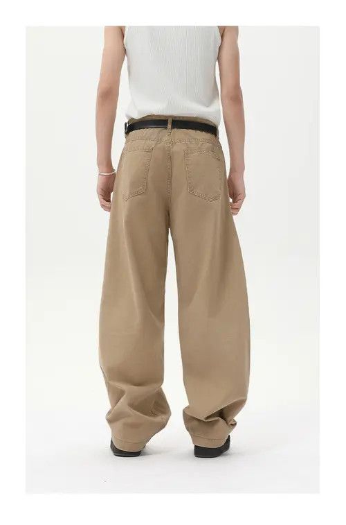 Japanese Brand × Jean American retro loose casual wide-leg scimitar pants Size US 32 / EU 48 - 2 Thumbnail