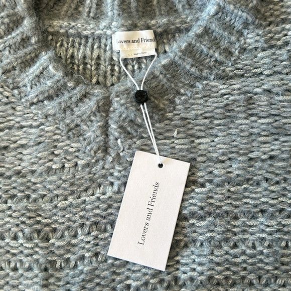 Lovers and Friends 🎀 NEW LOVERS + FRIENDS Galina Pullover in Steel Blue Size L / US 10 / IT 46 - 7 Thumbnail