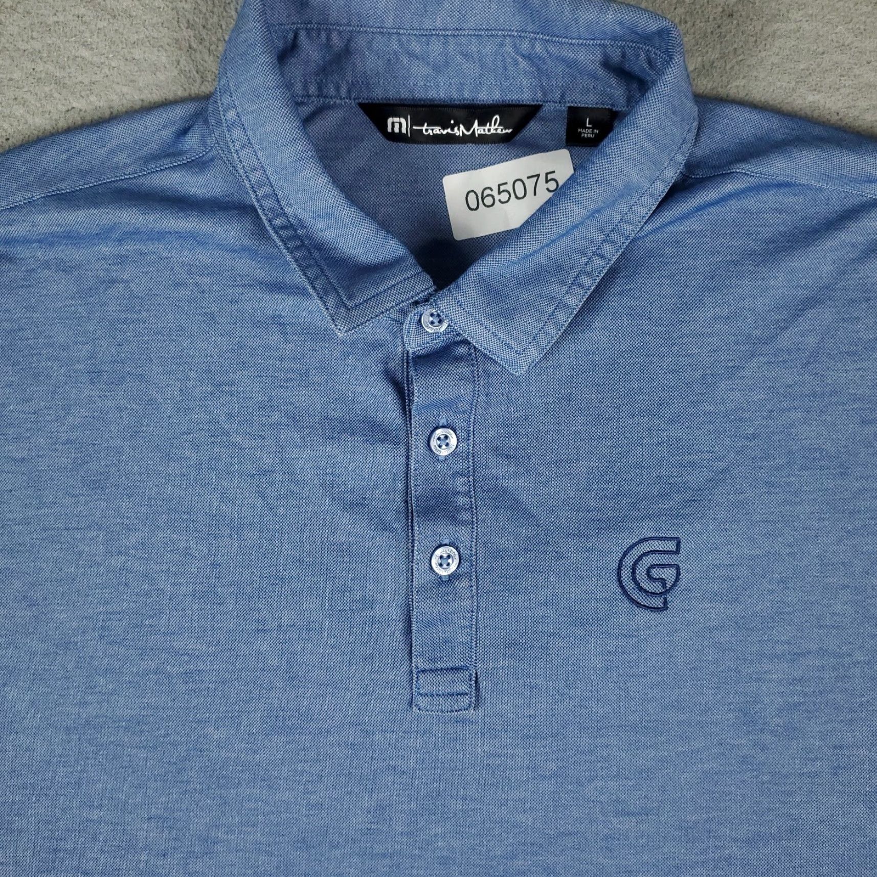 TravisMathew Travis Mathew Polo Shirt Mens Size Large Blue Golf Casual Short Sleeve Size US L / EU 52-54 / 3 - 2 Thumbnail