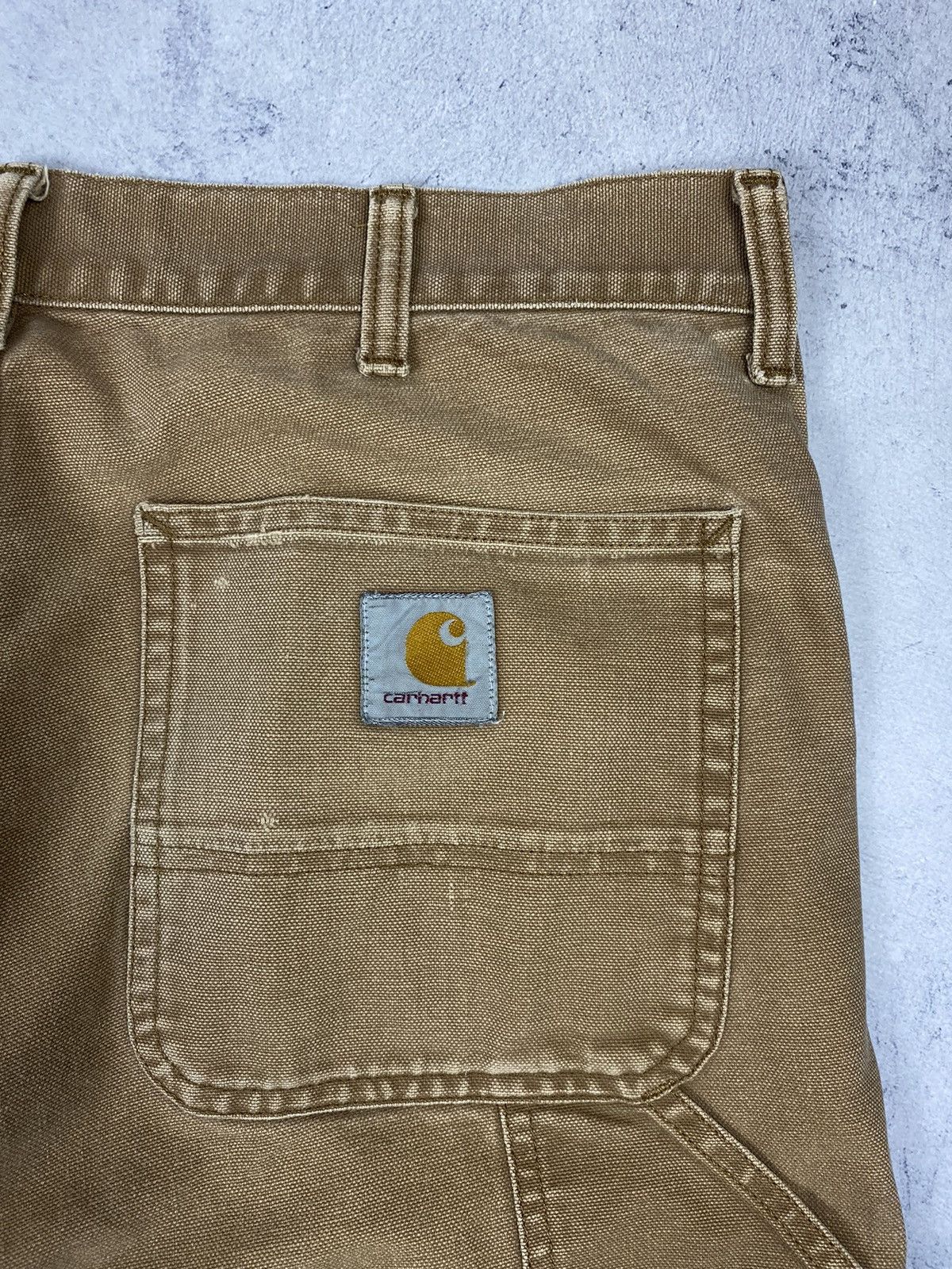 Carhartt Wip × Vintage Vintage Carhartt Single Knee Distressed Denim Work Pants Size US 34 / EU 50 - 4 Thumbnail