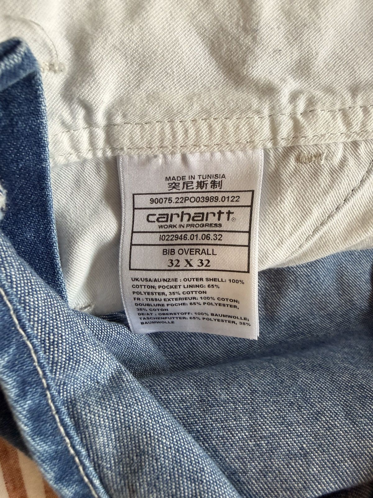 Carhartt Wip Carhartt WIP Bib Overall — Norco Denim — 32x32 Size US 32 / EU 48 - 5 Thumbnail
