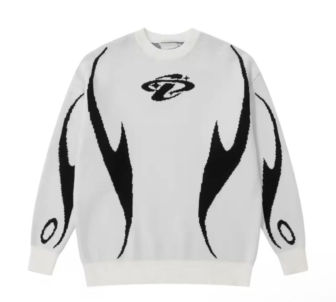 Other Streewear Retro Y2K Star Jacquard Pullover Knit Sweater Size US M / EU 48-50 / 2 - 1 Thumbnail