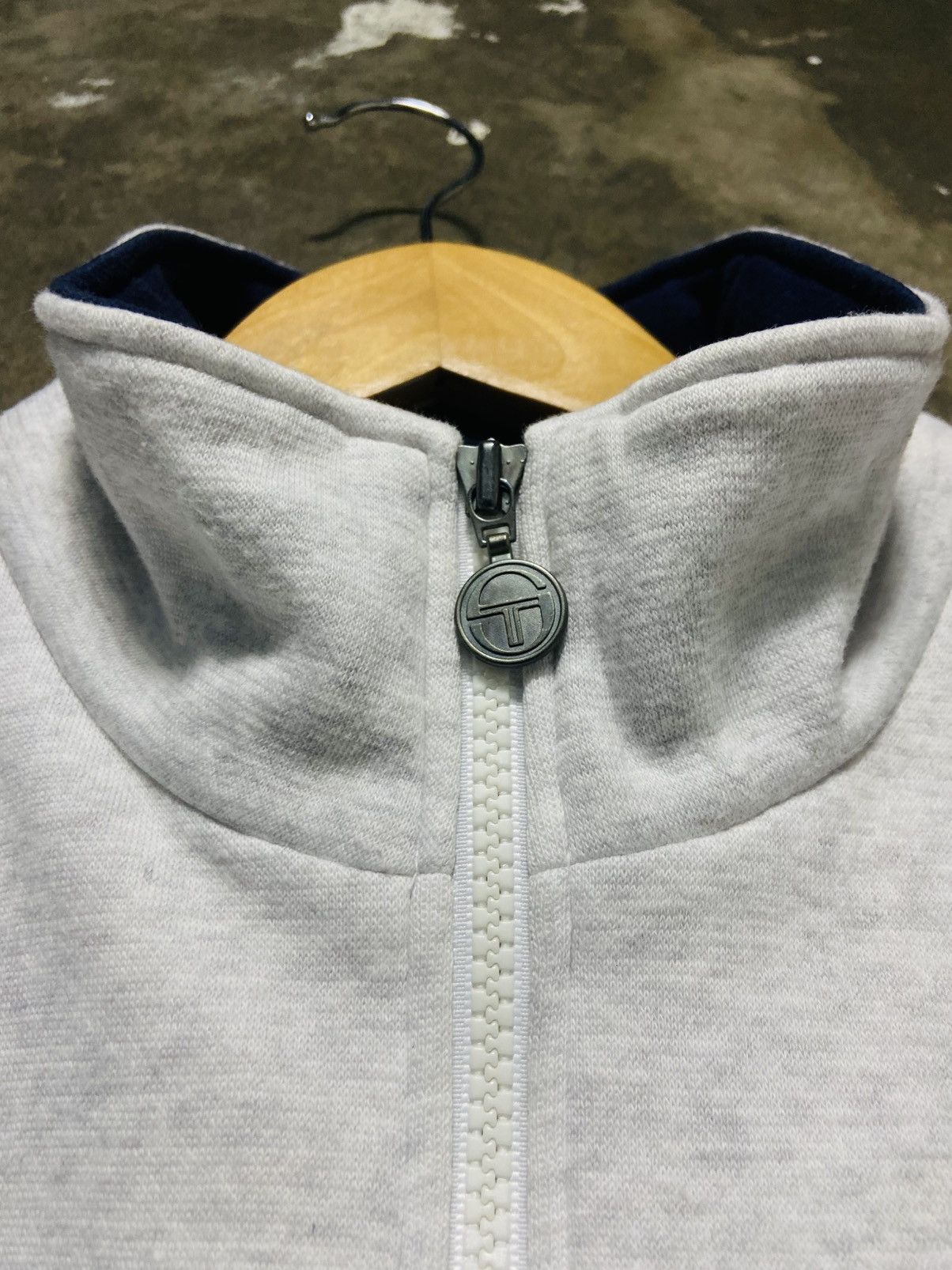 Sergio Tacchini Vintage Sergio Tacchini Half Zipper Seeatshirt Size US L / EU 52-54 / 3 - 8 Thumbnail