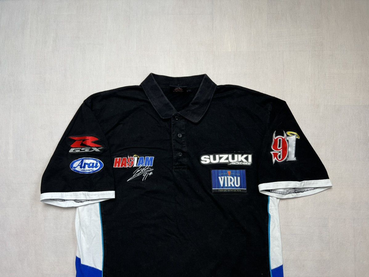 NASCAR × Vintage Polo Shirt Suzuki Racing Nascar R Gsx Vintage Size US L / EU 52-54 / 3 - 2 Thumbnail