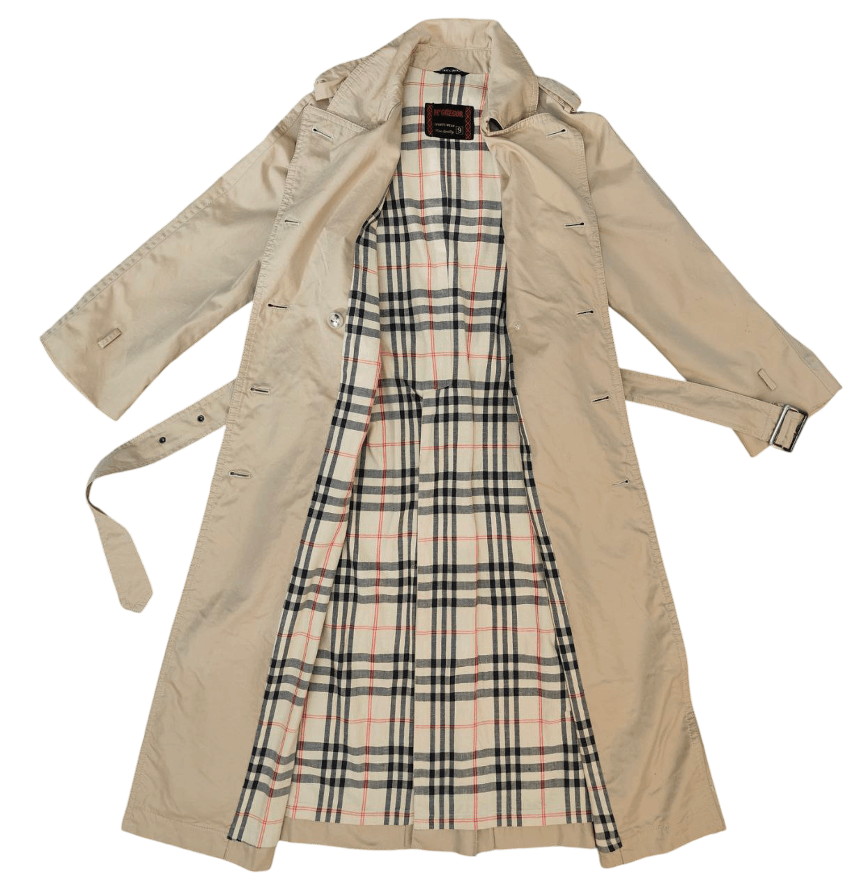 McGregor Vtg McGregor Nova Check Trench Coat Size US S / EU 44-46 / 1 - 1 Thumbnail