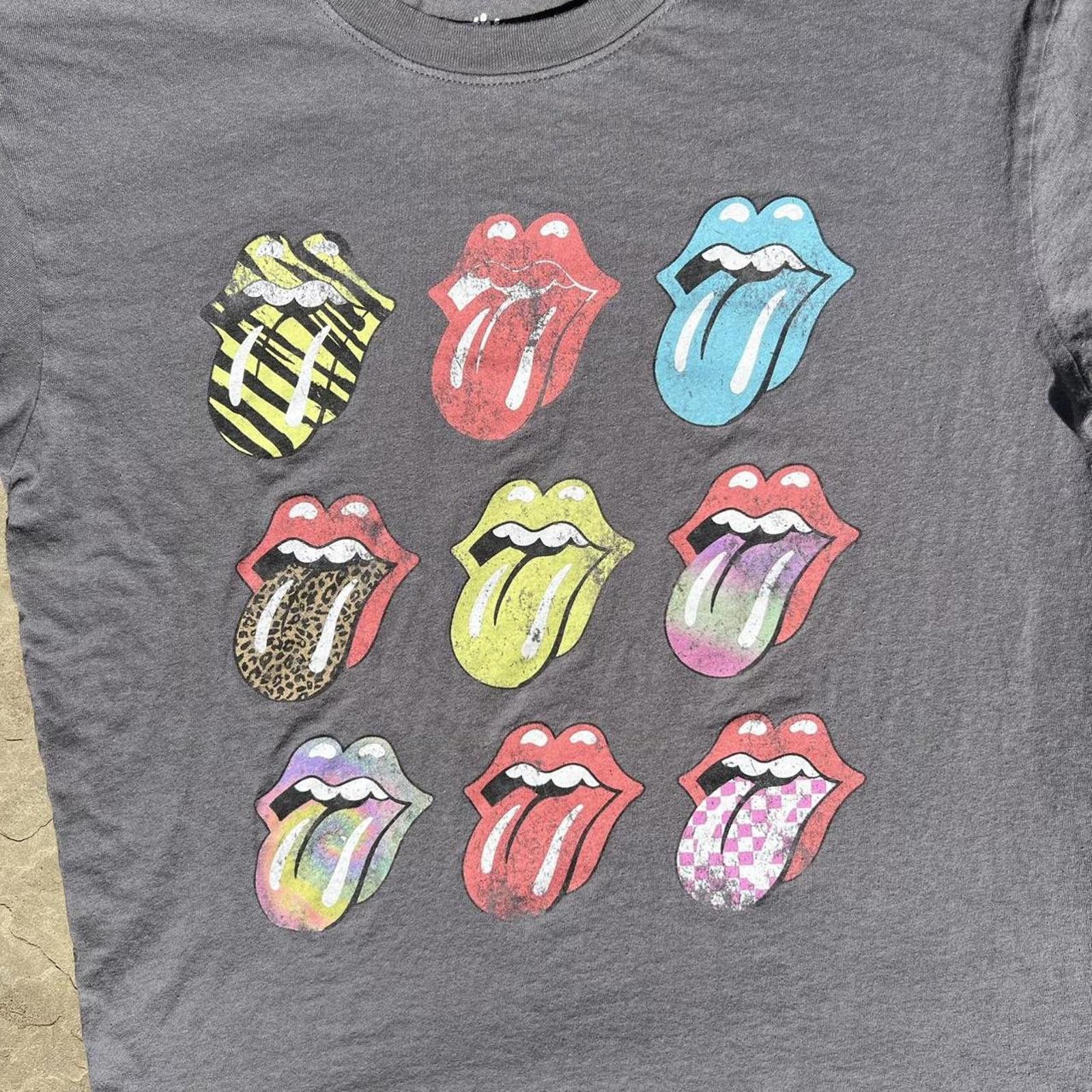 The Rolling Stones The Rolling Stones Multi Color Hot Lips Logo Band Tee Size M / US 6-8 / IT 42-44 - 2 Thumbnail