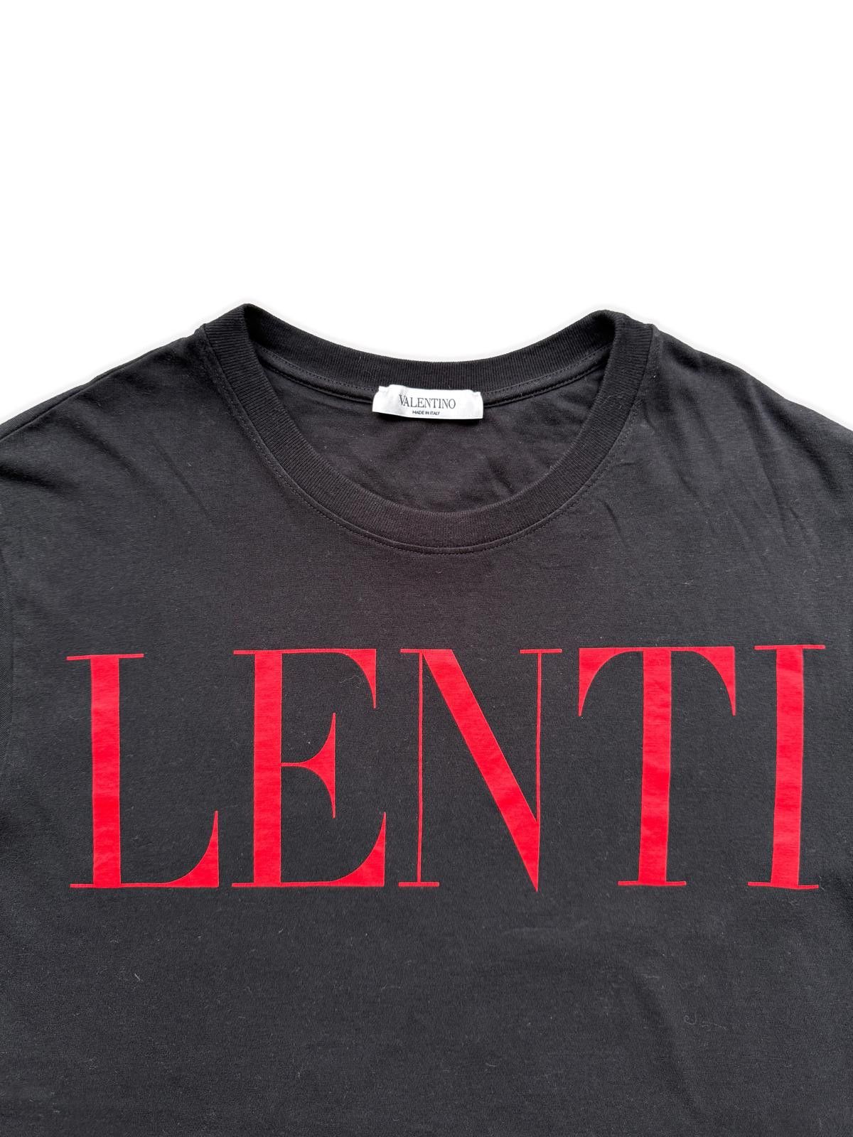 Valentino Valentino Red Logo Black T Shirt Size US M / EU 48-50 / 2 - 2 Thumbnail