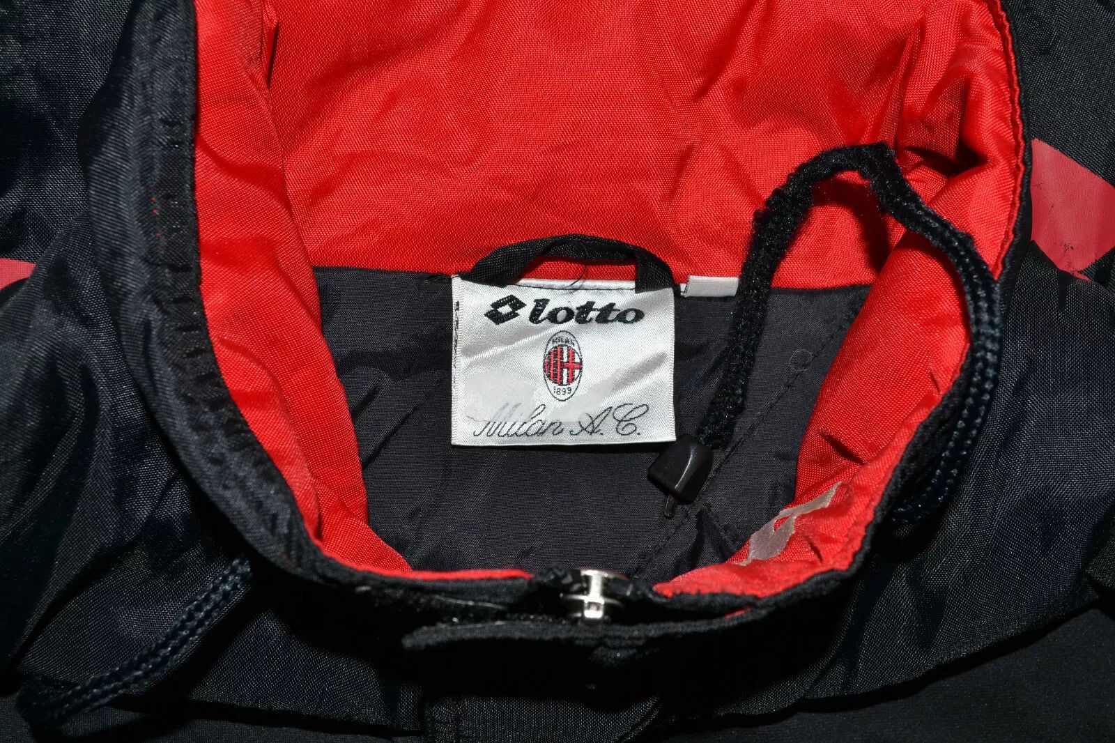 Lotto Sport AC MILAN ITALY 1996/1997 TRAINING FOOTBALL JACKET LOTTO M Size US M / EU 48-50 / 2 - 6 Thumbnail