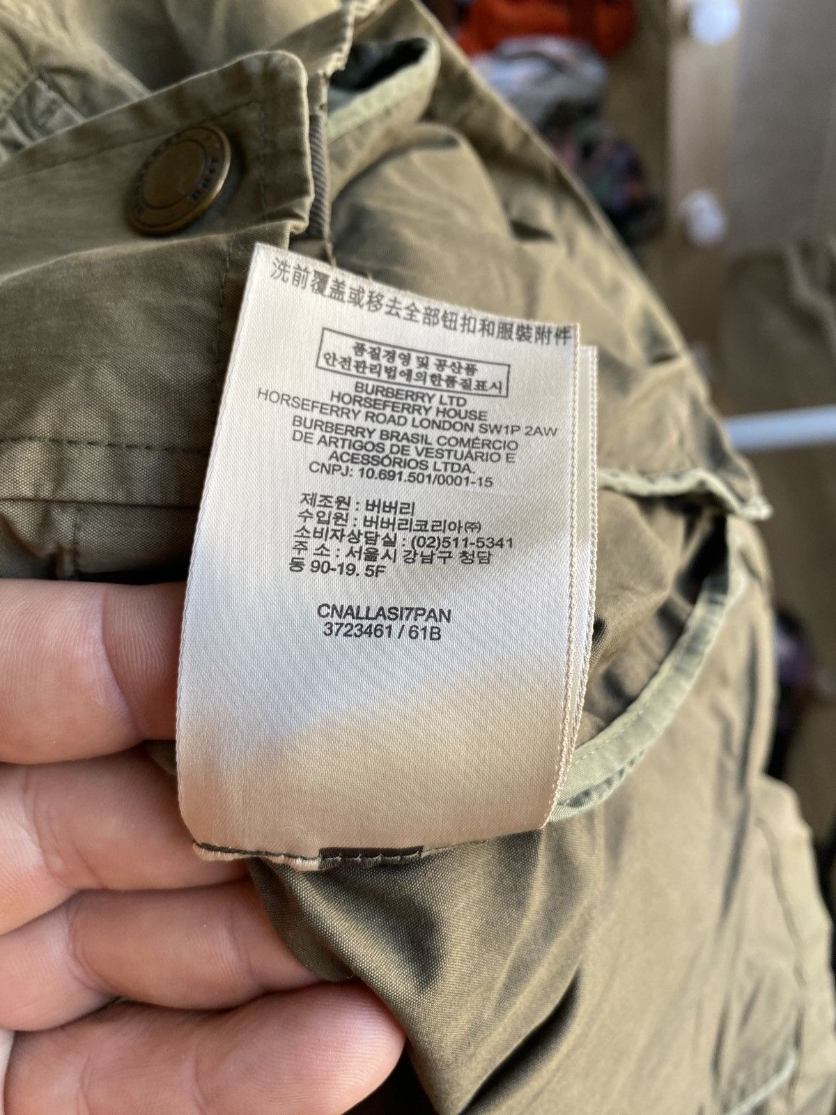 Burberry Burberry Brit Jacket Khaki Double-Breasted Belted Trench Size XS / US 0-2 / IT 36-38 - 17 Thumbnail