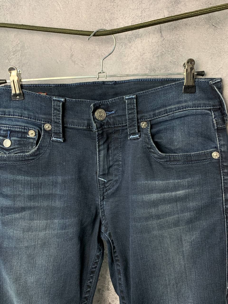 True Religion Geno Flap SN Relaxed Slim Denim Pants Blue