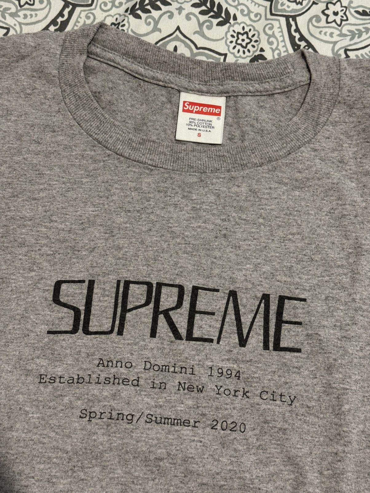 Supreme Anno Domini SS20 Size US S / EU 44-46 / 1 - 2 Thumbnail