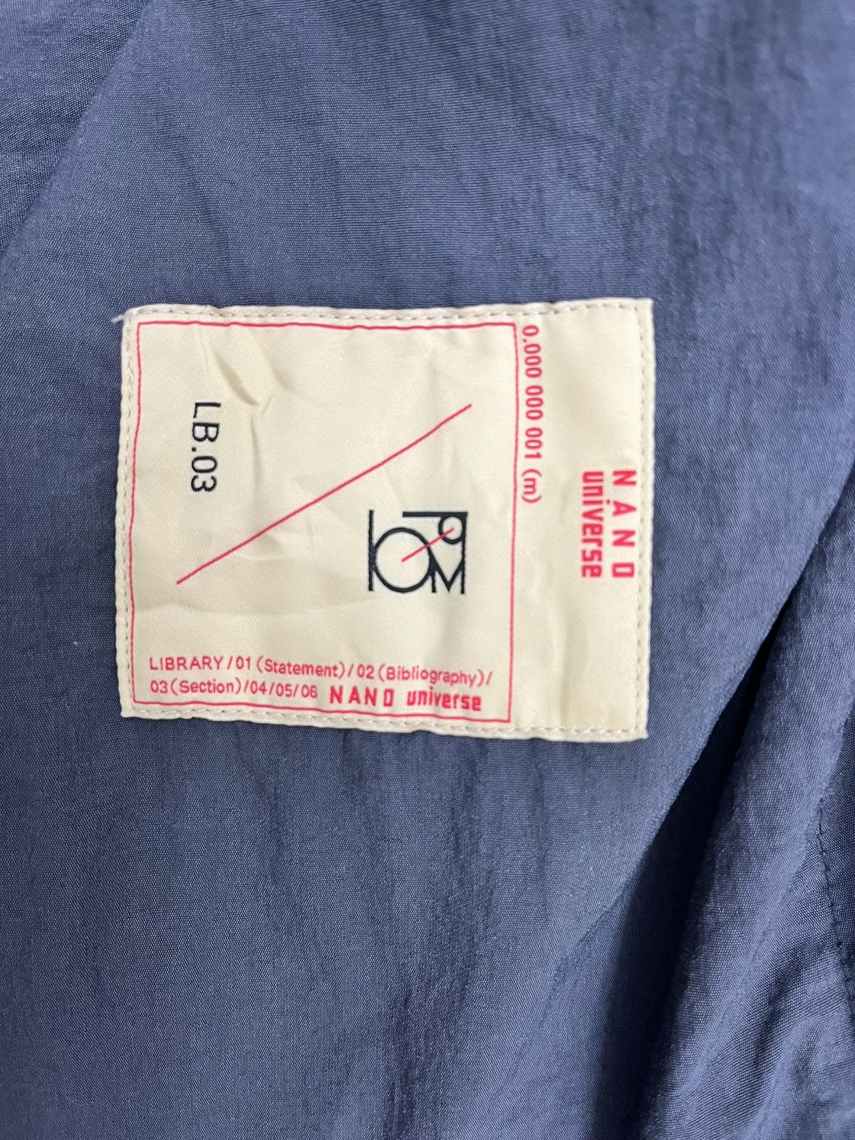 NANO universe ARCHIVE💥💥NANO UNIVERSE LIGHT WEIGHT FIELD JACKET Size US L / EU 52-54 / 3 - 7 Thumbnail