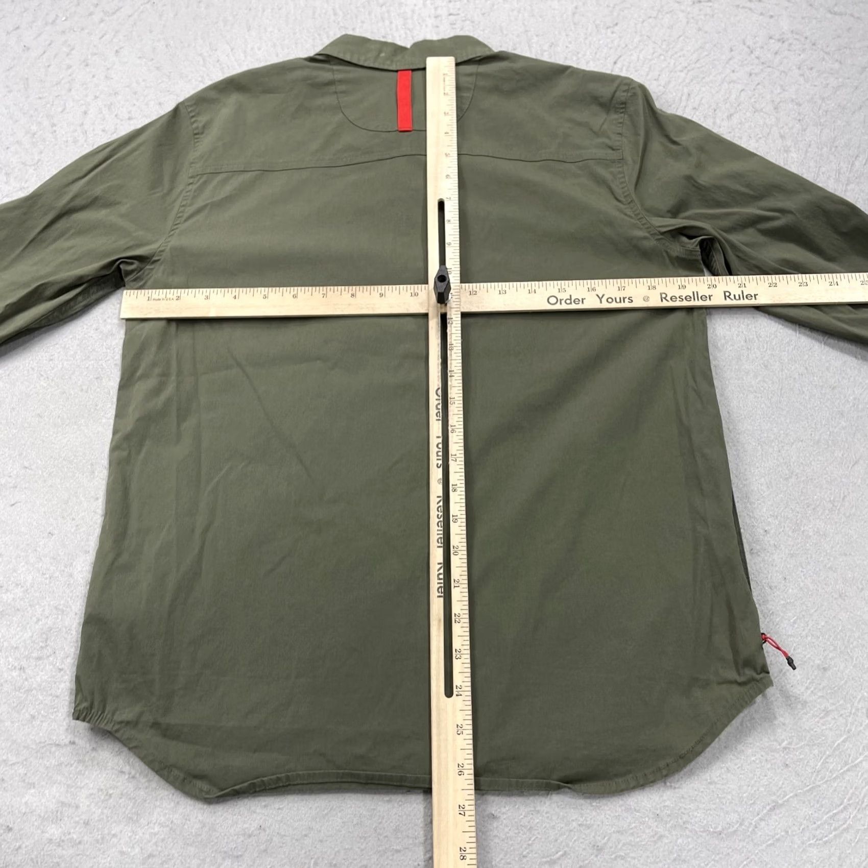 Topo Designs Topo Designs Shirt Mens Small Olive Army Green Snap Pockets Outdoor Size US S / EU 44-46 / 1 - 6 Thumbnail