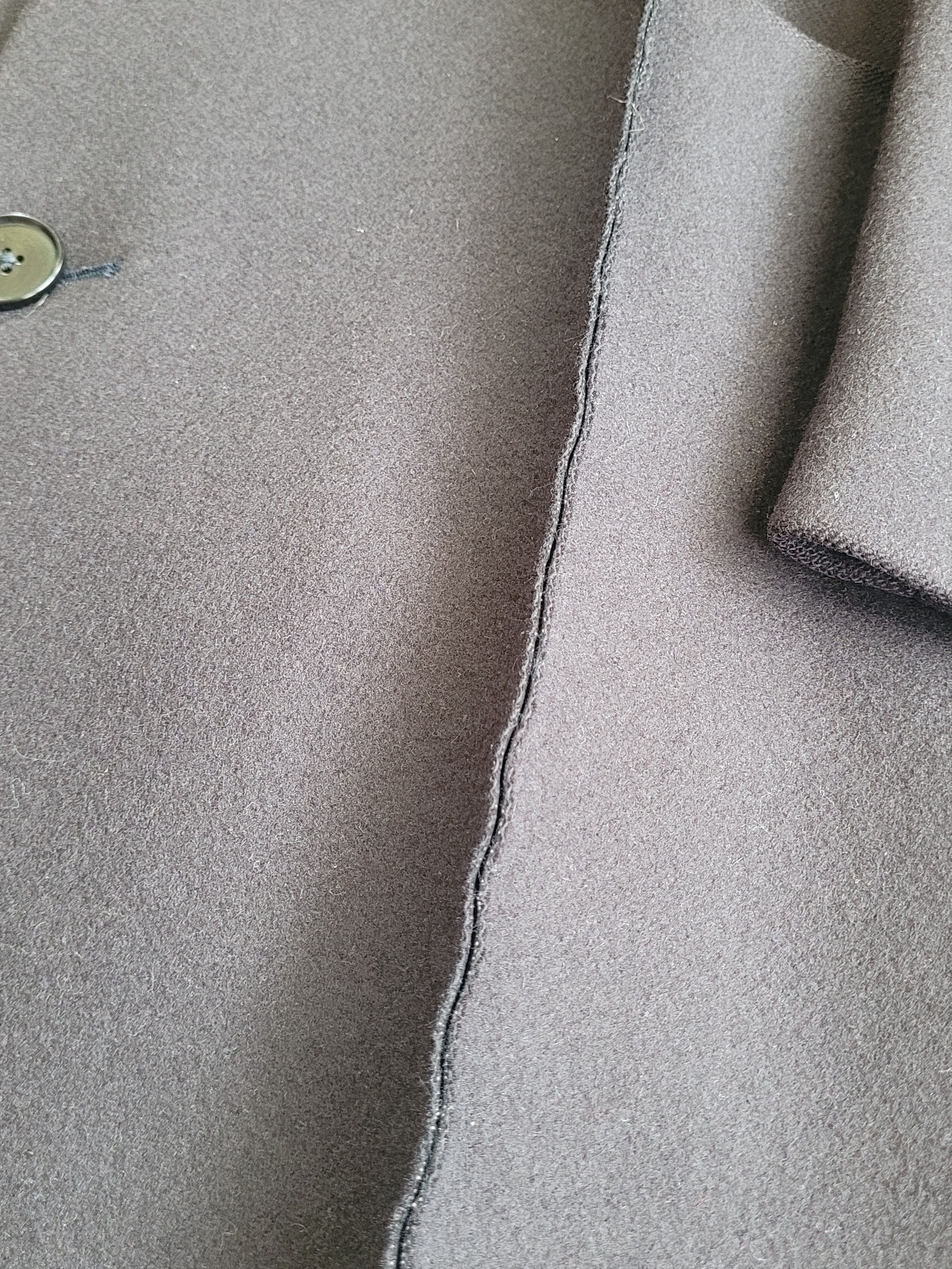 Maison Margiela Maison Margiela inside-out raw-details woolen coat Size US M / EU 48-50 / 2 - 10 Thumbnail