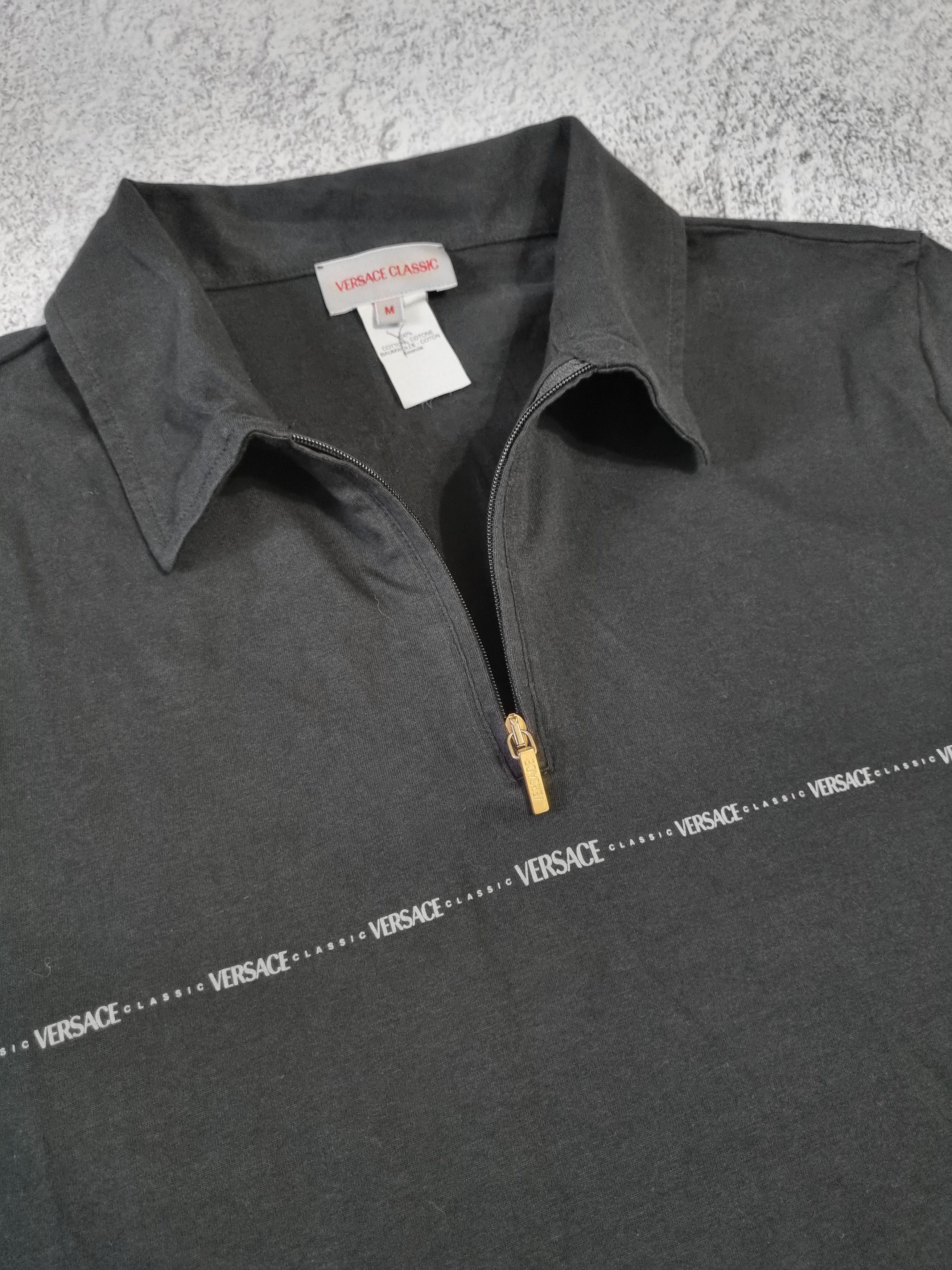 Versace Versace Classic Zip Polo Size US M / EU 48-50 / 2 - 5 Thumbnail