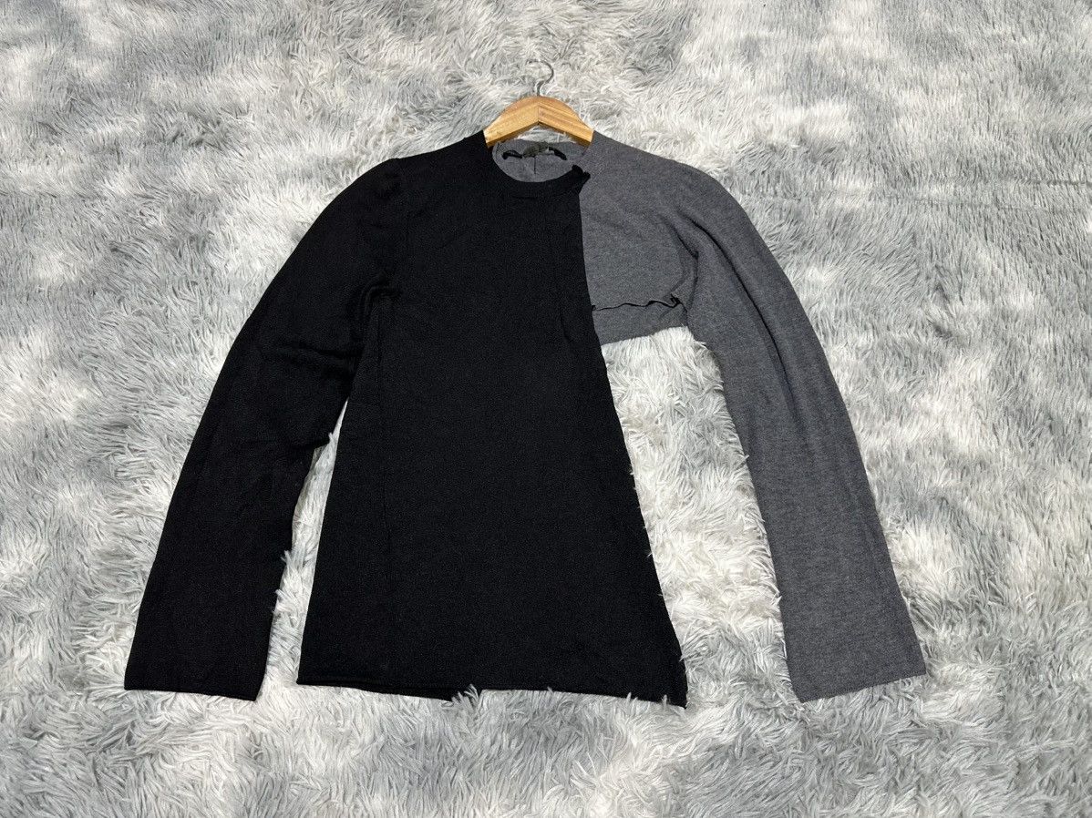 Comme des Garcons 🔥Comme Des Garcons Asymmetric Split Deconstructed Knit Ls Size US M / EU 48-50 / 2 - 4 Thumbnail