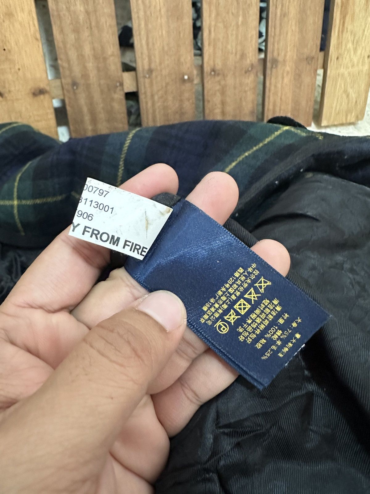 Polo Ralph Lauren Vintage Plaid Wool Cape Poncho Tartan Check Cloak Jacket Size US XL / EU 56 / 4 - 5 Thumbnail