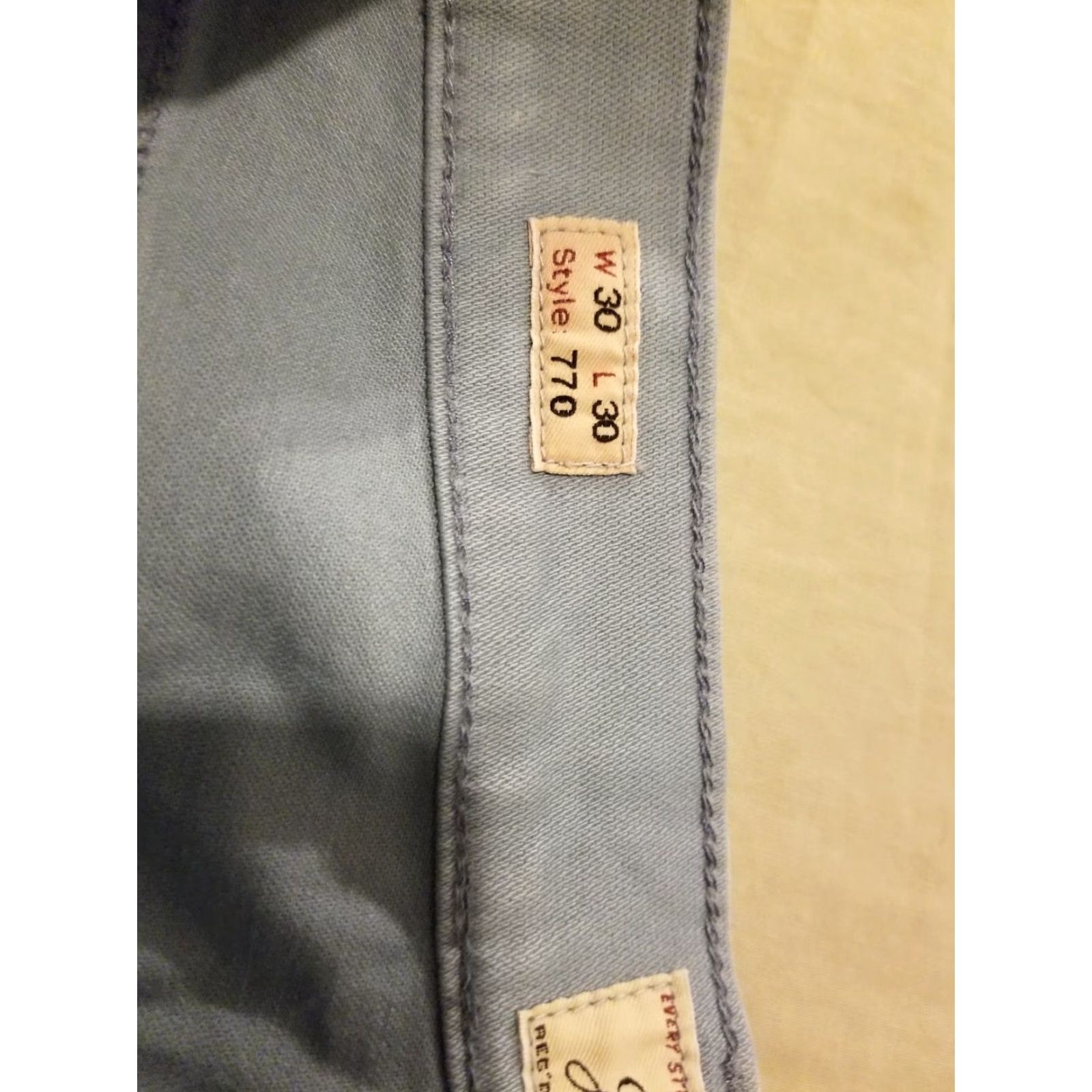 J.Crew Mens J. Crew Jeans 770 Slim Denim Blue 30x30 Stretch Straight Pants 30 Inseam Boys? Size US 30 / EU 46 - 6 Thumbnail