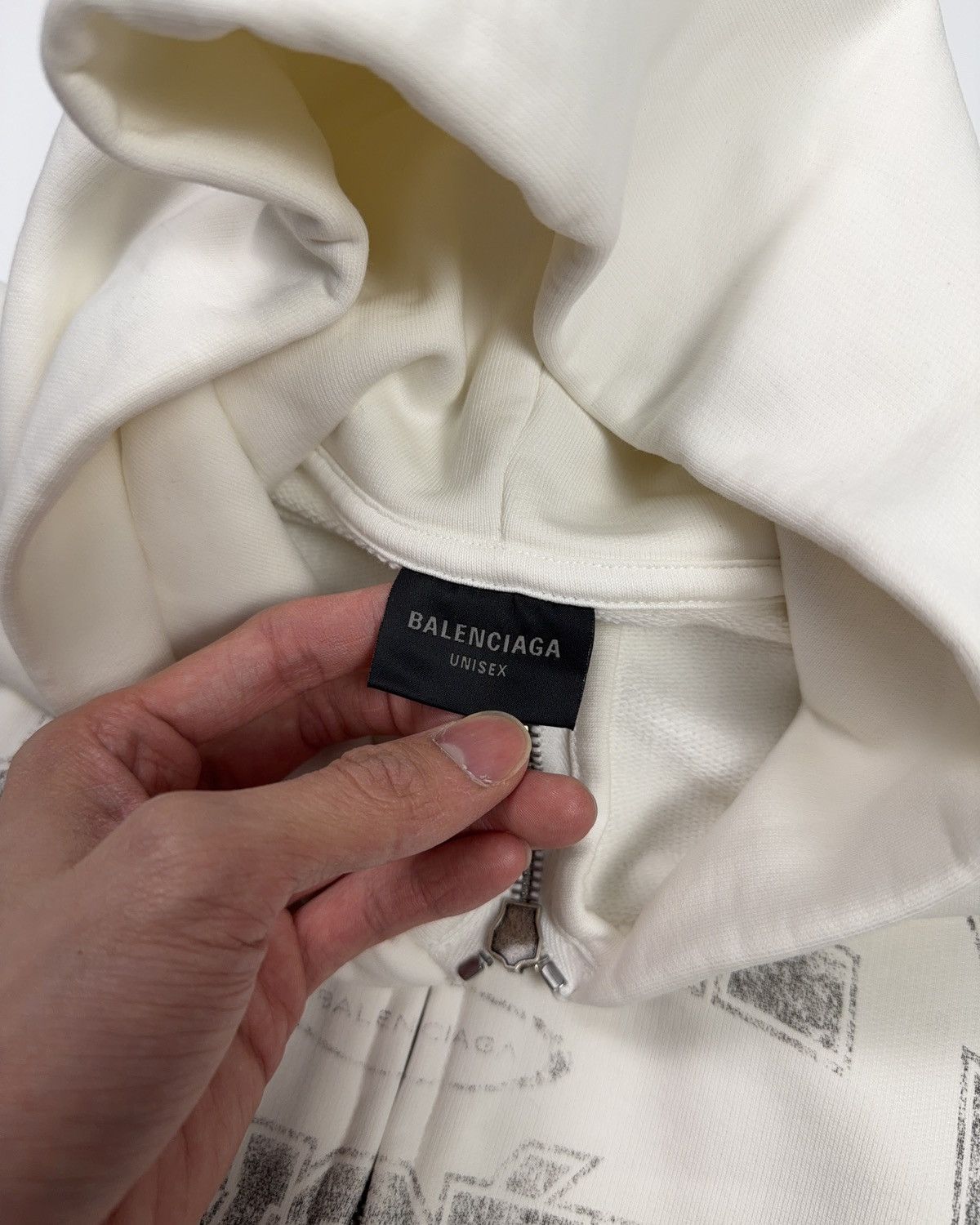 Balenciaga FW24 CHAMPS ELYSEE ZIP HOODIE Size US XS / EU 42 / 0 - 3 Thumbnail