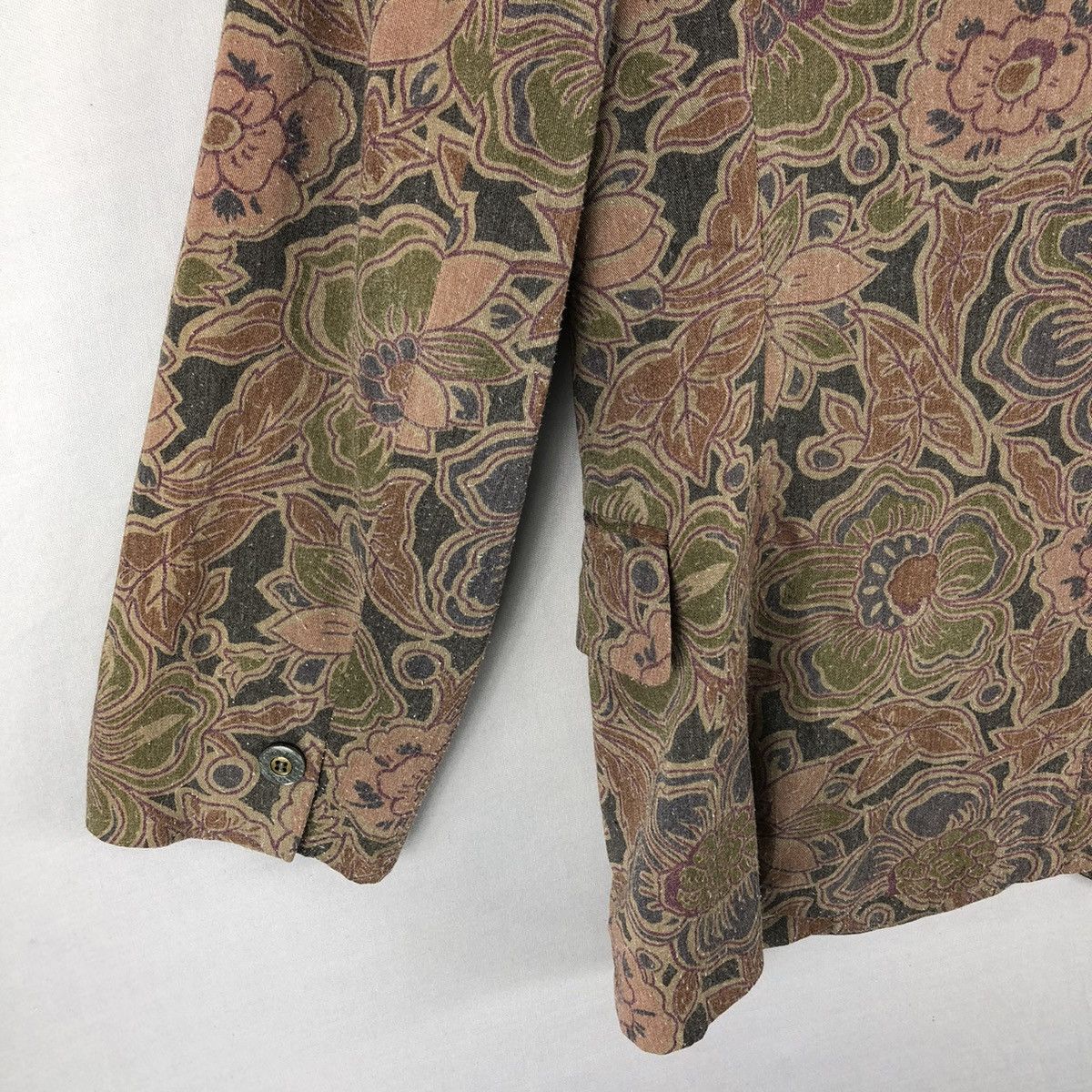 Vintage Vintage 80's Gianni Lo Giudice Milano Fullprint Coat Size M / US 6-8 / IT 42-44 - 6 Thumbnail