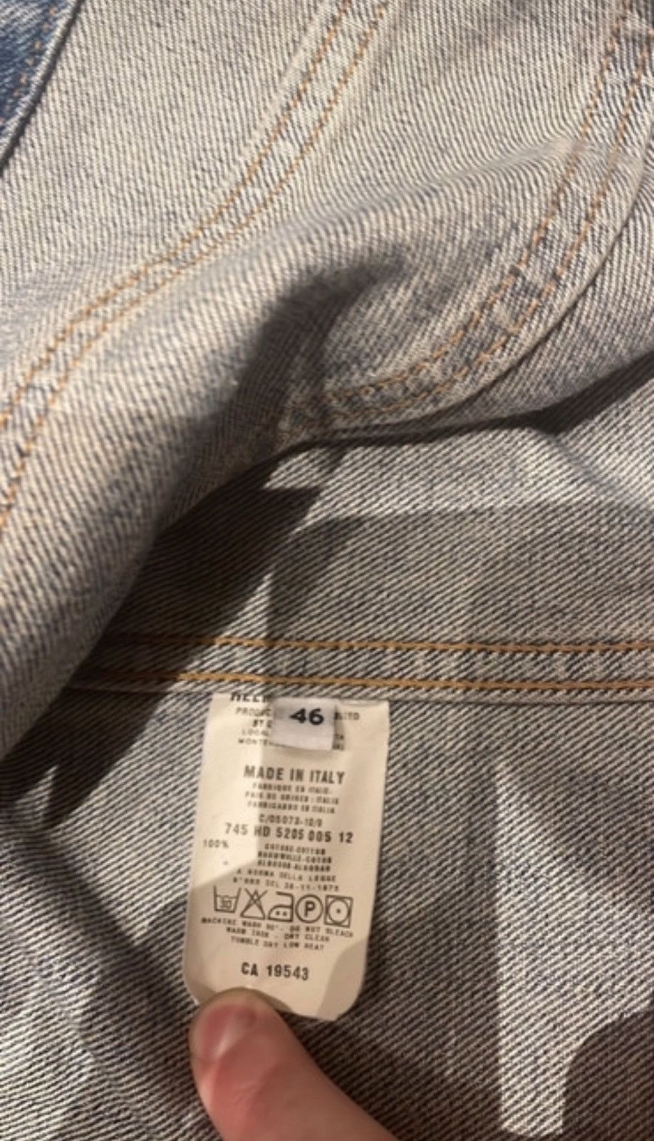 Helmut Lang Helmut Lang Denim Jacket Size US S / EU 44-46 / 1 - 6 Thumbnail